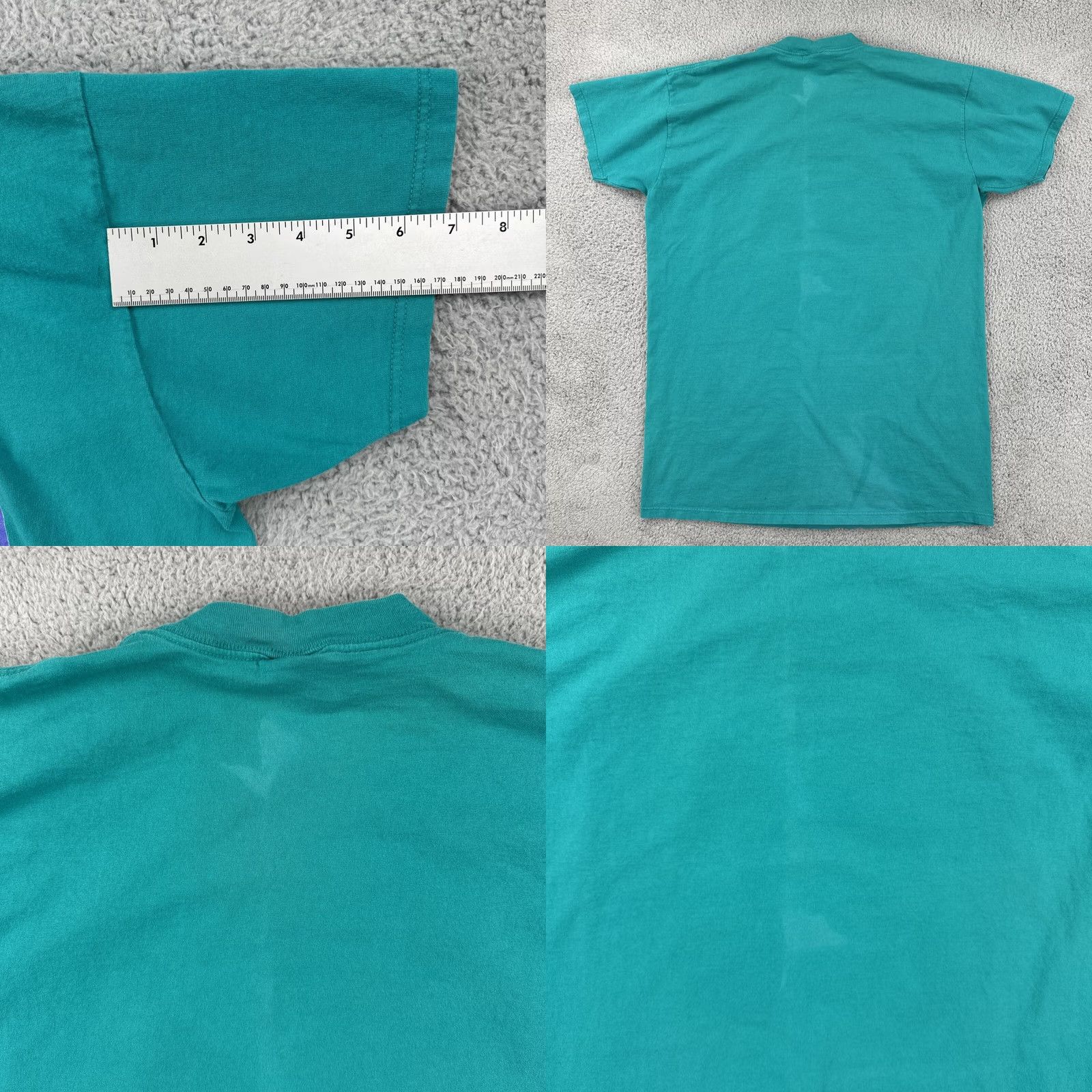 Vintage VINTAGE Pooh Graphic Tee Unisex One Size Fits Most Green 1990s Pooh Tiger Piglet Short Sleeve Men Size US M / EU 48-50 / 2 - 9 Thumbnail