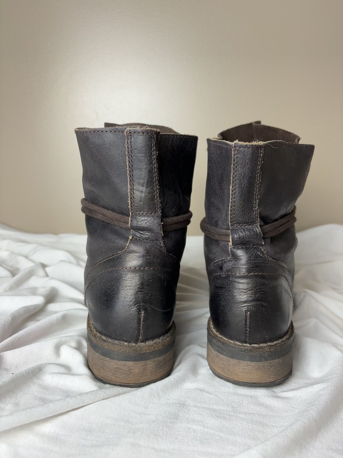 Buffalo London × Vintage Buffalo vintage leather biker boots as 98 style Size US 9 / IT 39 - 7 Thumbnail
