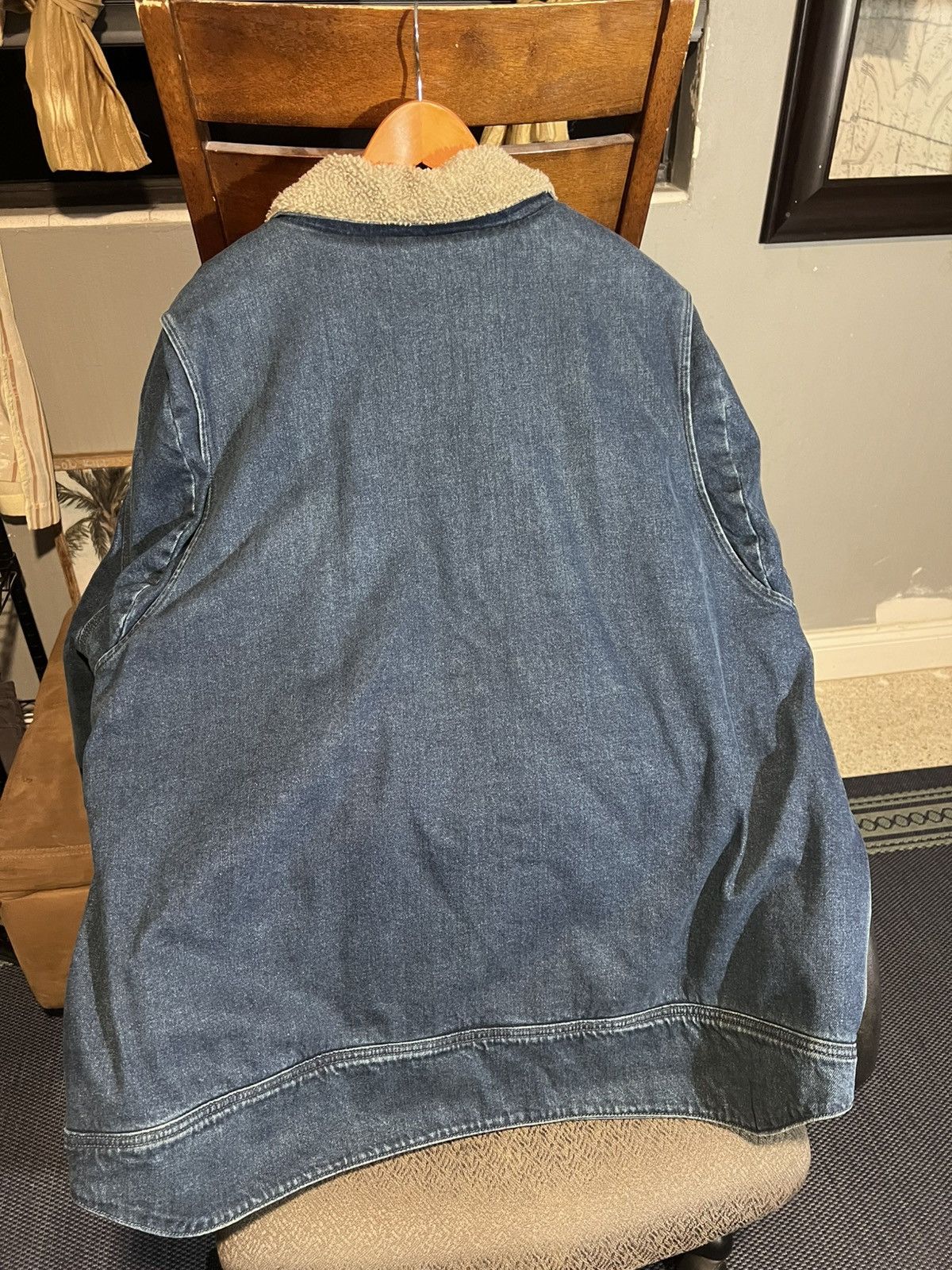 Carhartt Carhartt Sherpa Lined Denim Jacket Size US XXL / EU 58 / 5 - 7 Thumbnail