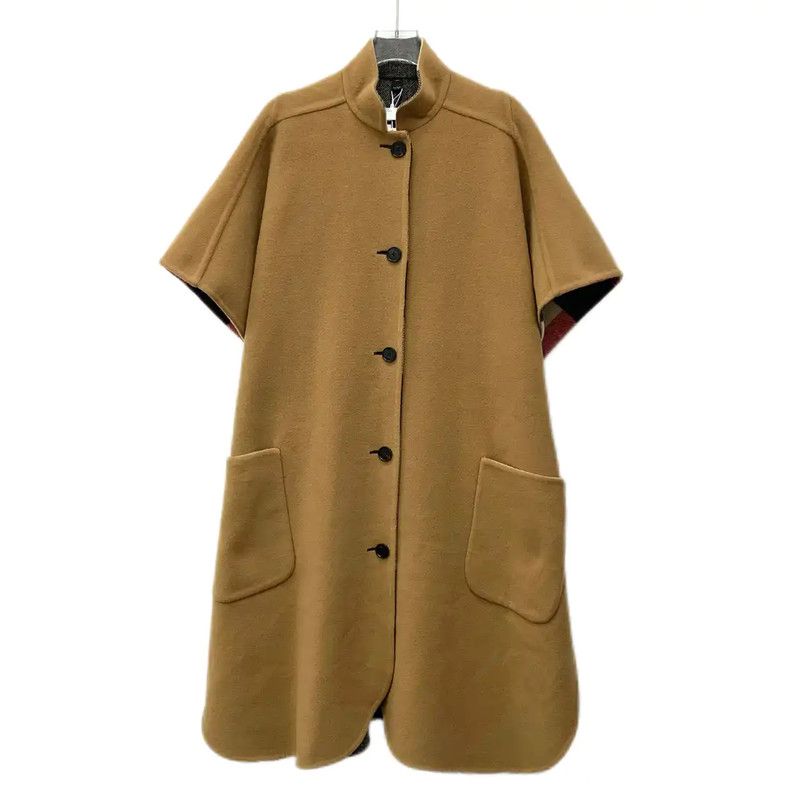 Burberry Burberry Brown Wool Women's Coat, Size S Size S / US 4 / IT 40 - 1 Thumbnail