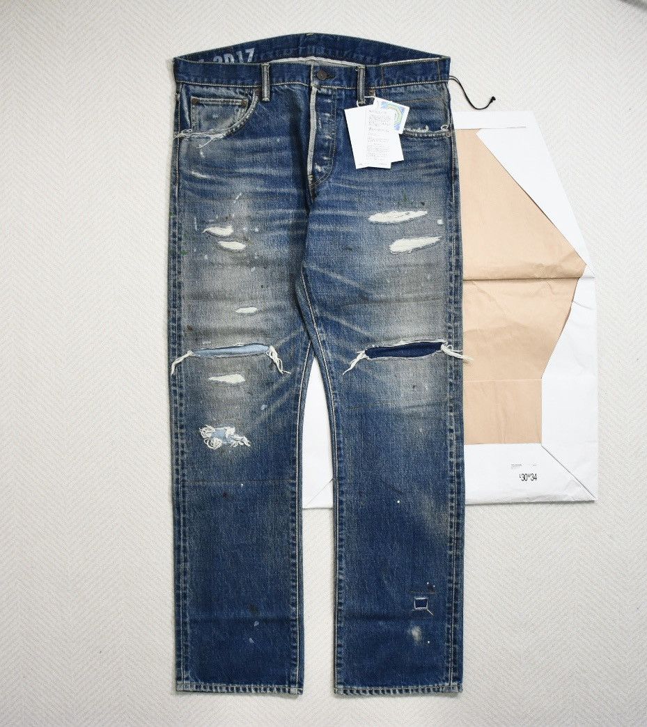 Visvim Visvim 01.2D17 Social Sculpture 01.2 Damaged-17，W34L30 