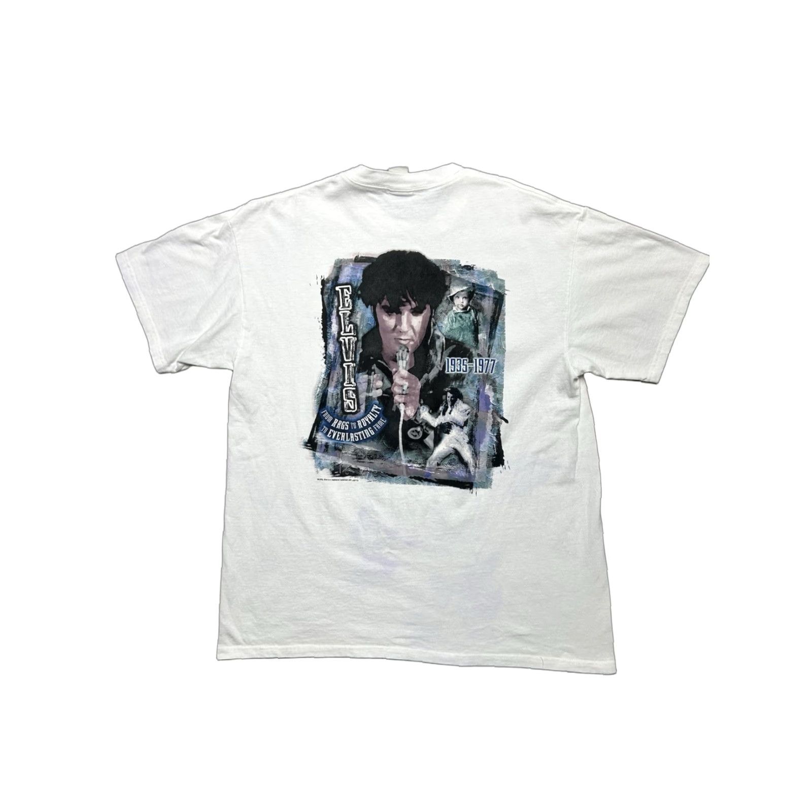 Hard Rock Cafe VINTAGE Hard Rock Cafe T-Shirt Elvis Music Skydome Toronto Canada White XL Men Short Sleeve 90s Graphic Shirt Size US XL / EU 56 / 4 - 1 Thumbnail
