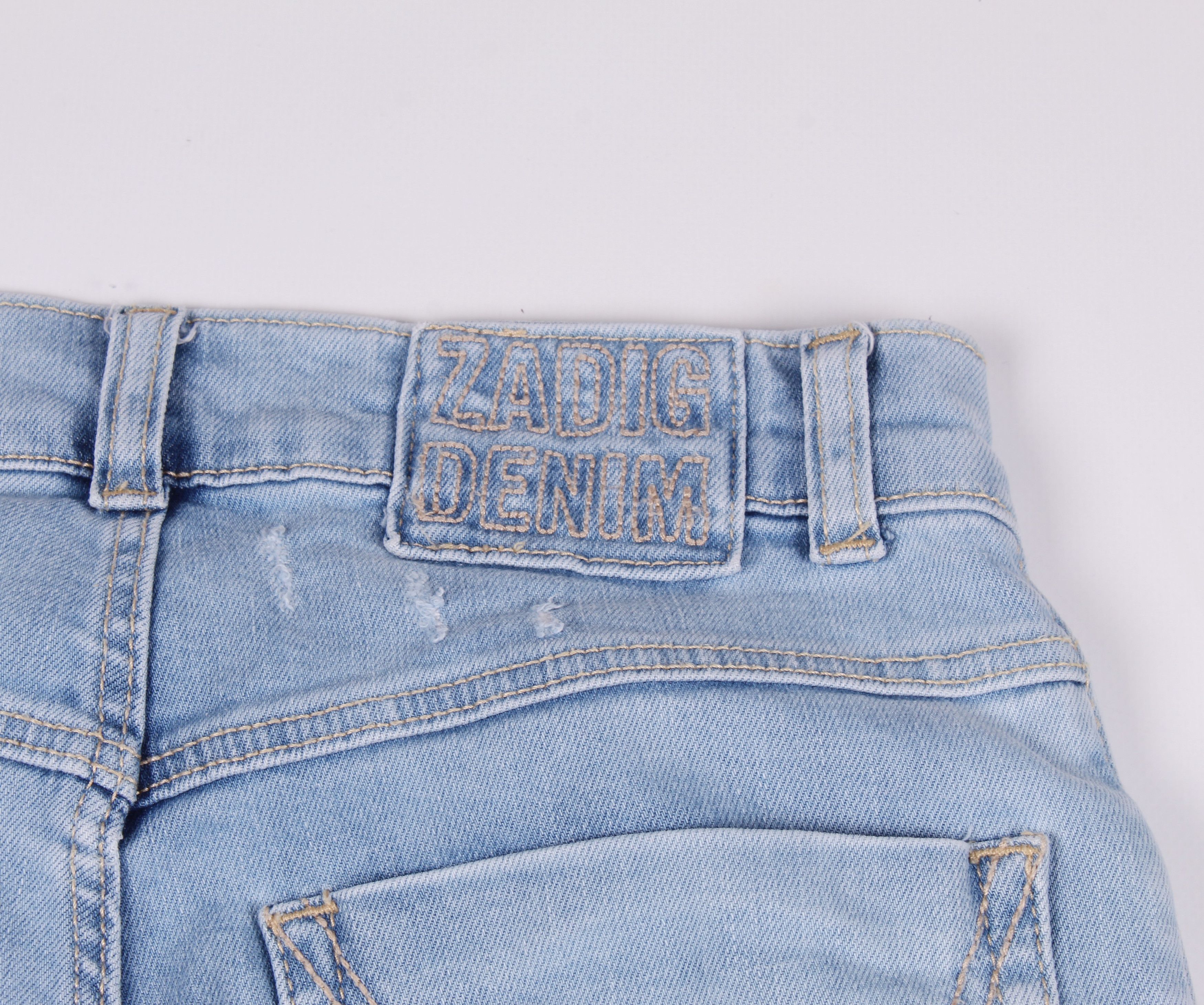 Zadig & Voltaire Zadig & Voltaire Kids' Maggie Wide-leg Jeans Size 24" / US 00 / IT 34 - 6 Thumbnail