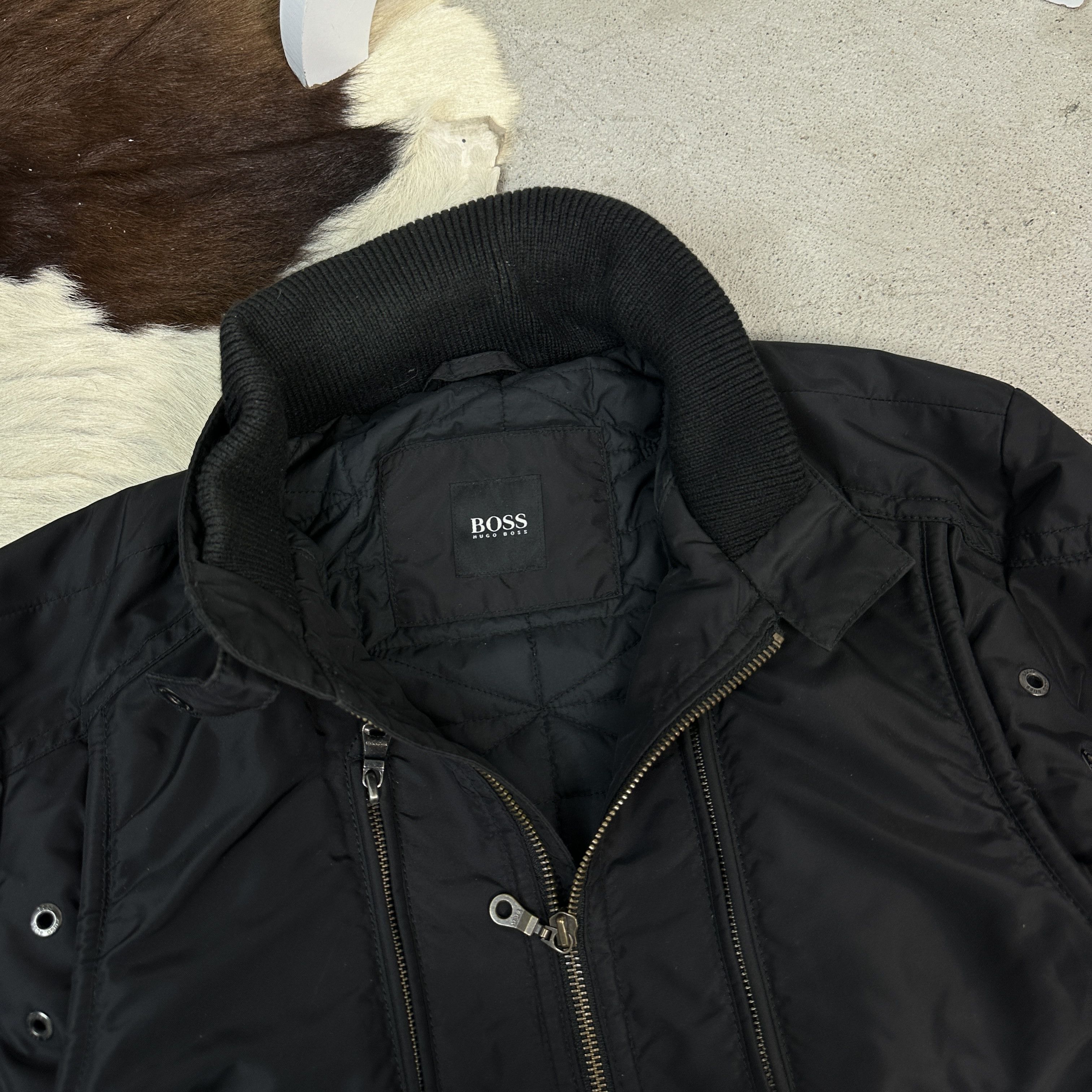 Hugo Boss × Vintage Vintage Streetwear Gorpcore Hugo Boss Moto Jacket Size US M / EU 48-50 / 2 - 3 Thumbnail