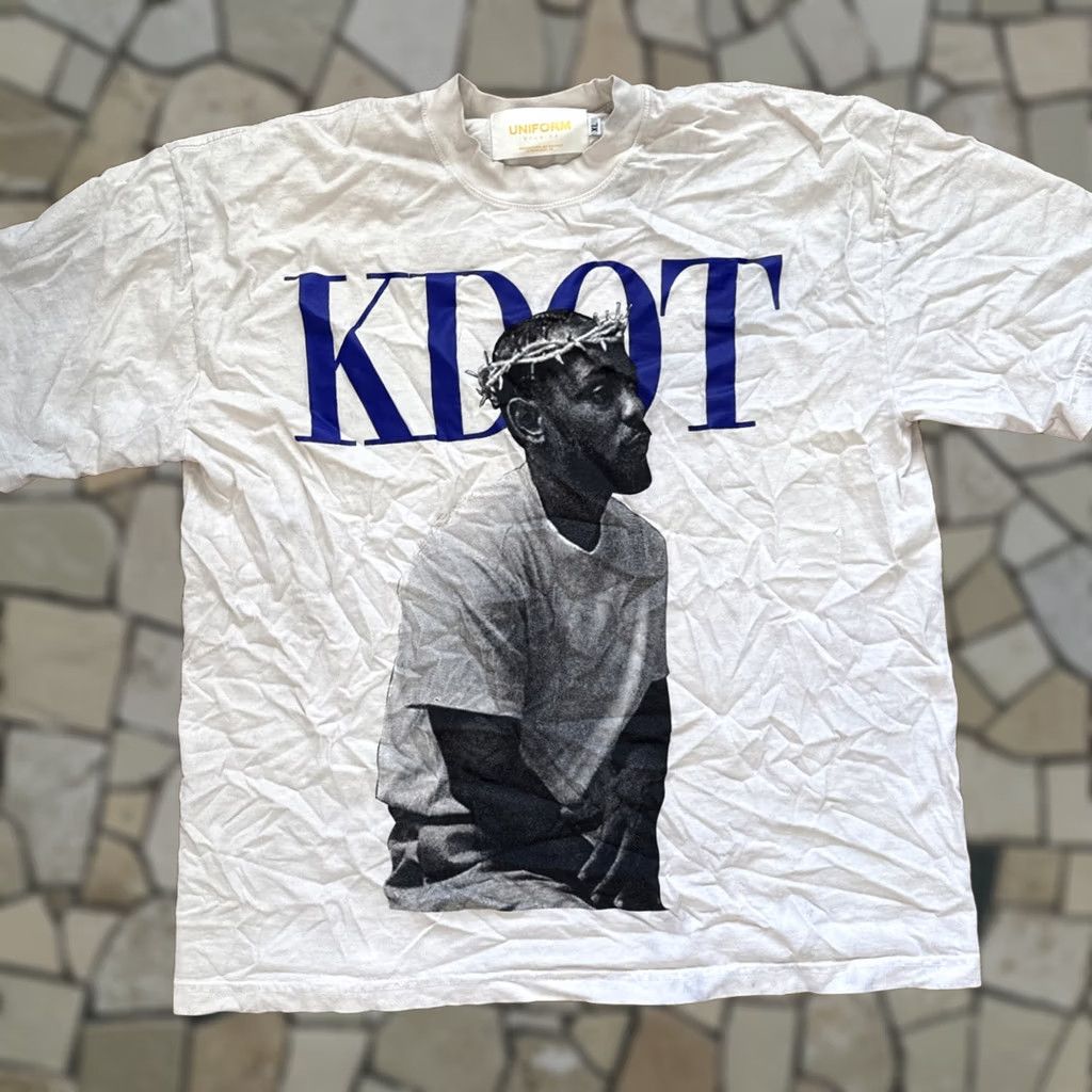 Vintage Uniform tee K-DOT Kendrick Lamar T-Shirt XL White Men Size US XL / EU 56 / 4 - 1 Thumbnail