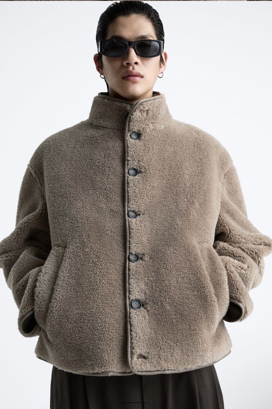 Zara FLEECE JACKET SPECIAL EDITION Size US L / EU 52-54 / 3 - 7 Thumbnail