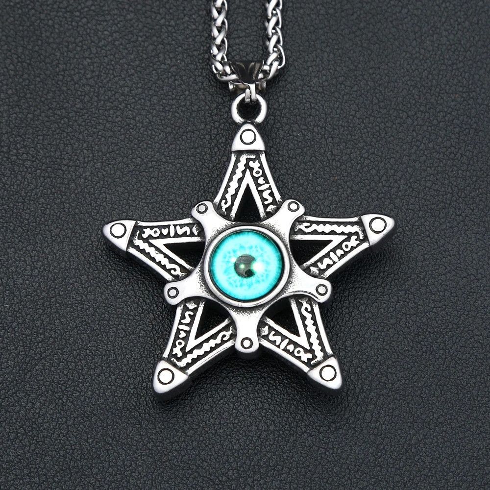 Other Vintage Pentagram Star Pendant Necklace Size ONE SIZE - 2 Thumbnail