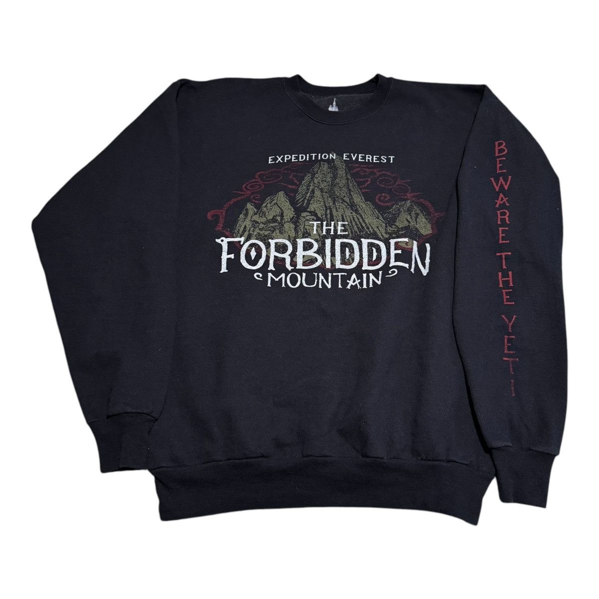 Disney Expedition Everest Forbidden Mountain Sweatshirt Adult L Size US L / EU 52-54 / 3 - 1 Thumbnail