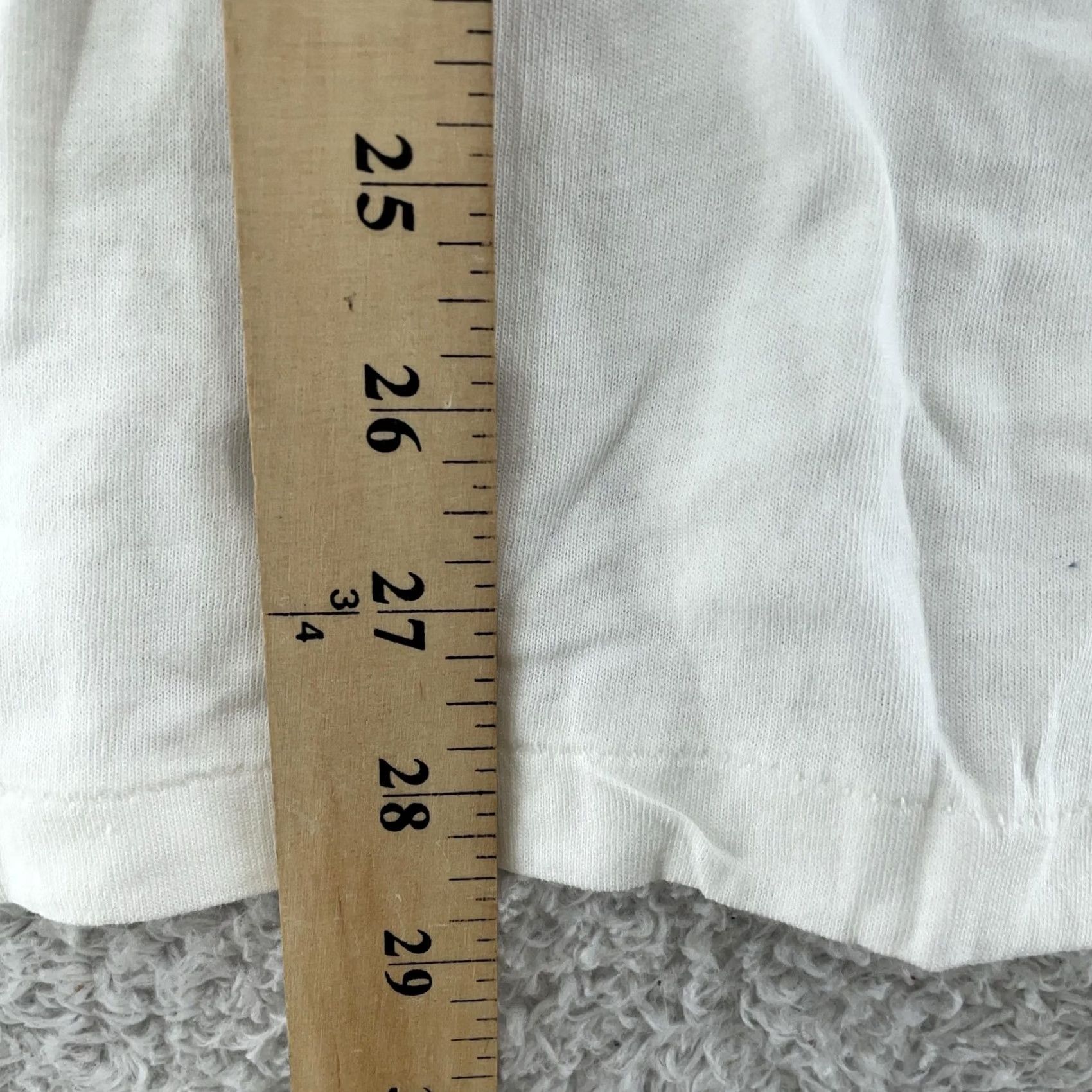 Hanes VINTAGE Hanes Blank White T-Shirt Mens S Crewneck Short Sleeve Cotton Basic Size US S / EU 44-46 / 1 - 6 Thumbnail