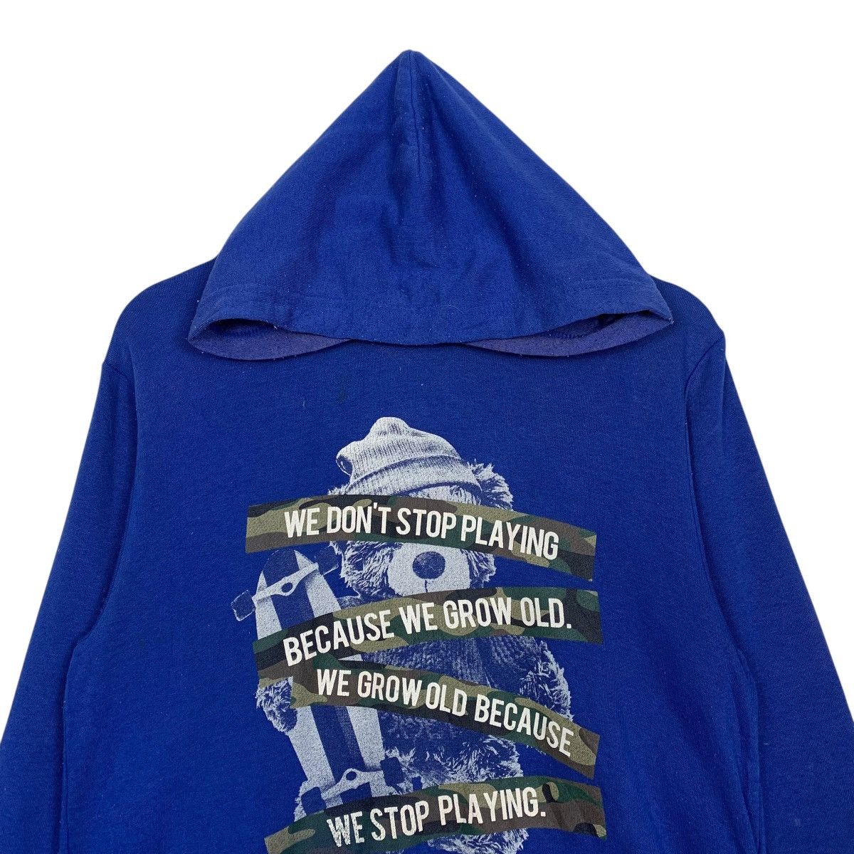 Japanese Brand Vintage Bear Skateboard Quotes Hoodie Size US M / EU 48-50 / 2 - 2 Thumbnail