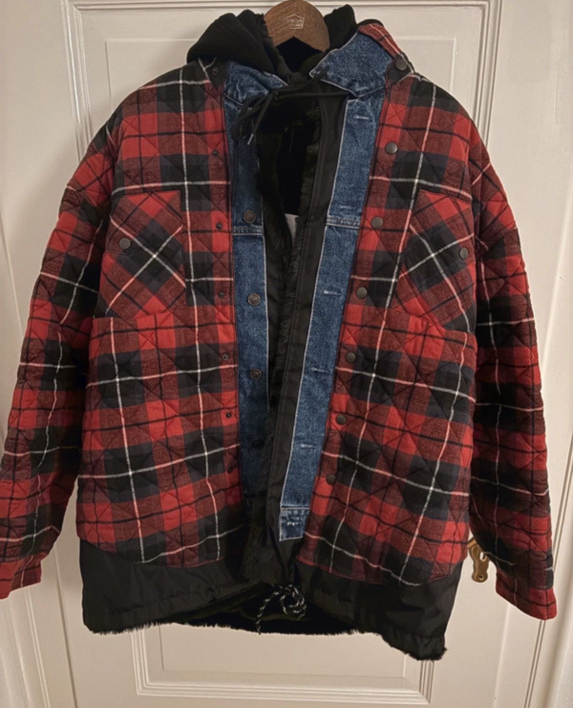 Balenciaga Winter 18 layered flannel Size US S / EU 44-46 / 1 - 1 Thumbnail