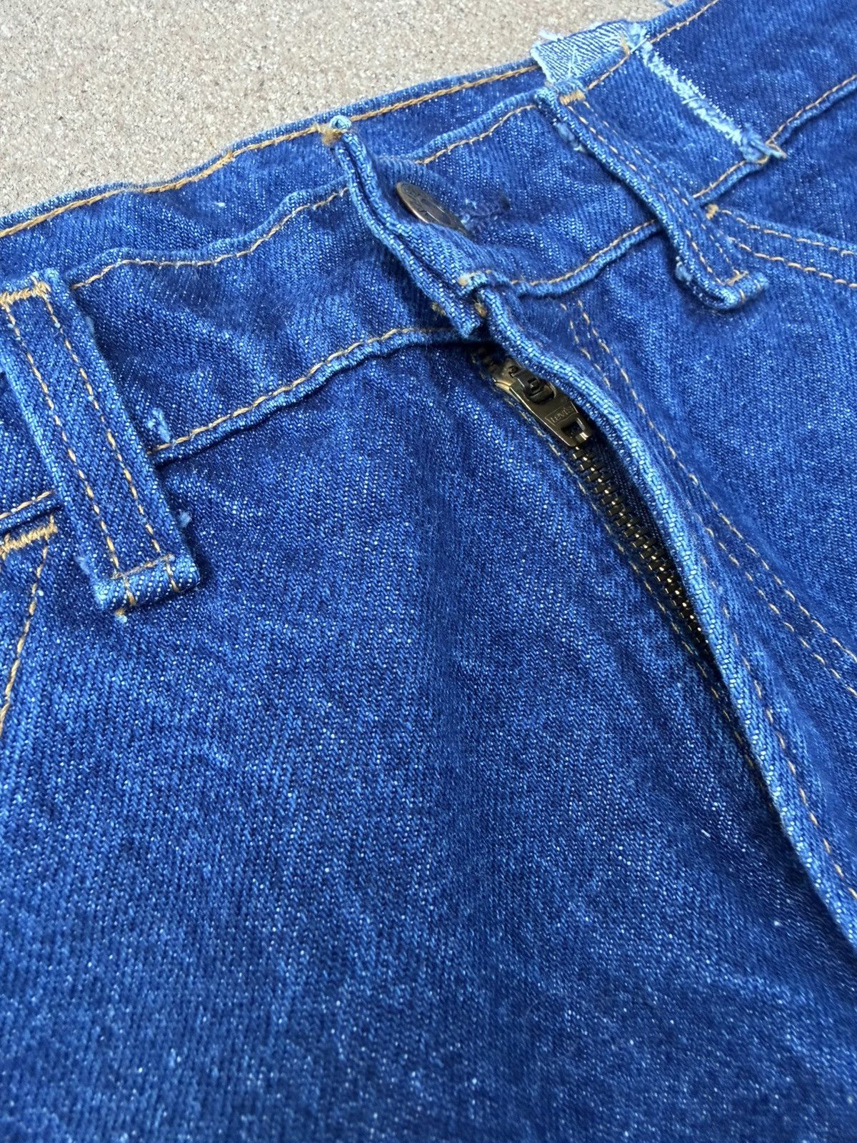Levi's Vtg 80’s Levi’s 684 Orange Tab Bellbottom Flare Jeans 29x34 Size US 29 - 5 Thumbnail