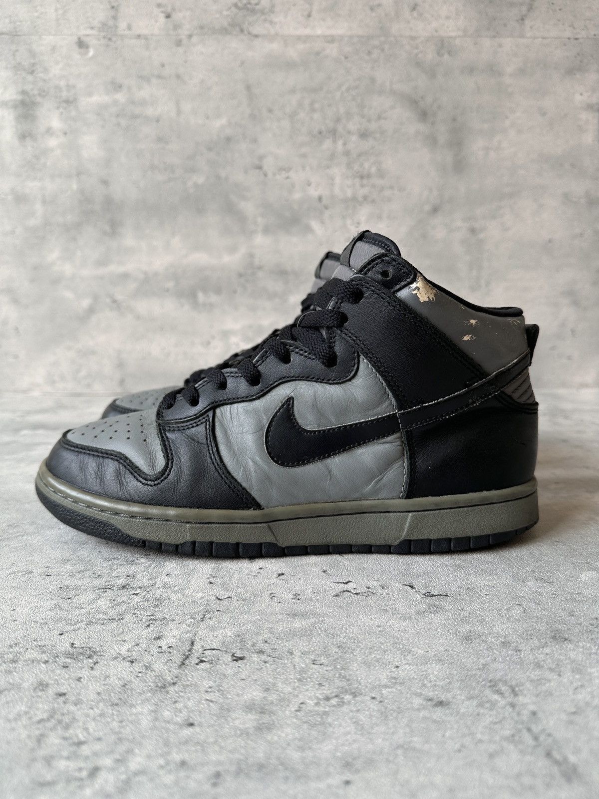 Nike 1999 DUNK LE HIGH TOP BLACK / COOL GREY Size US 8.5 / EU 41-42 - 14 Thumbnail