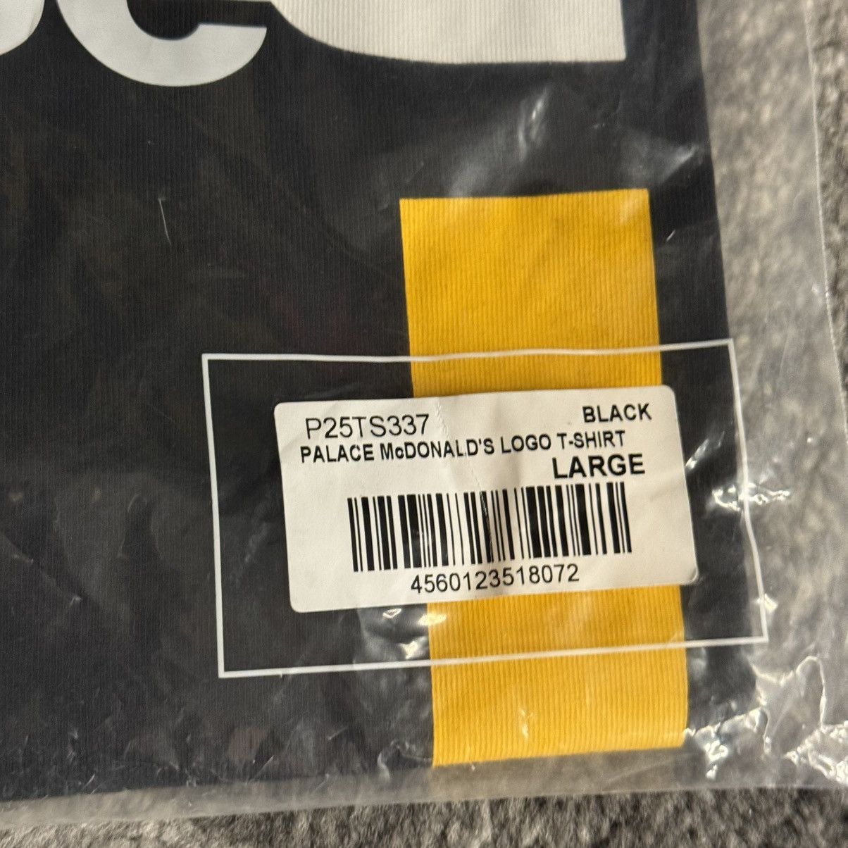 Palace Palace x McDonalds Black Tee Yellow Arches Logo Size Large Size US L / EU 52-54 / 3 - 8 Thumbnail