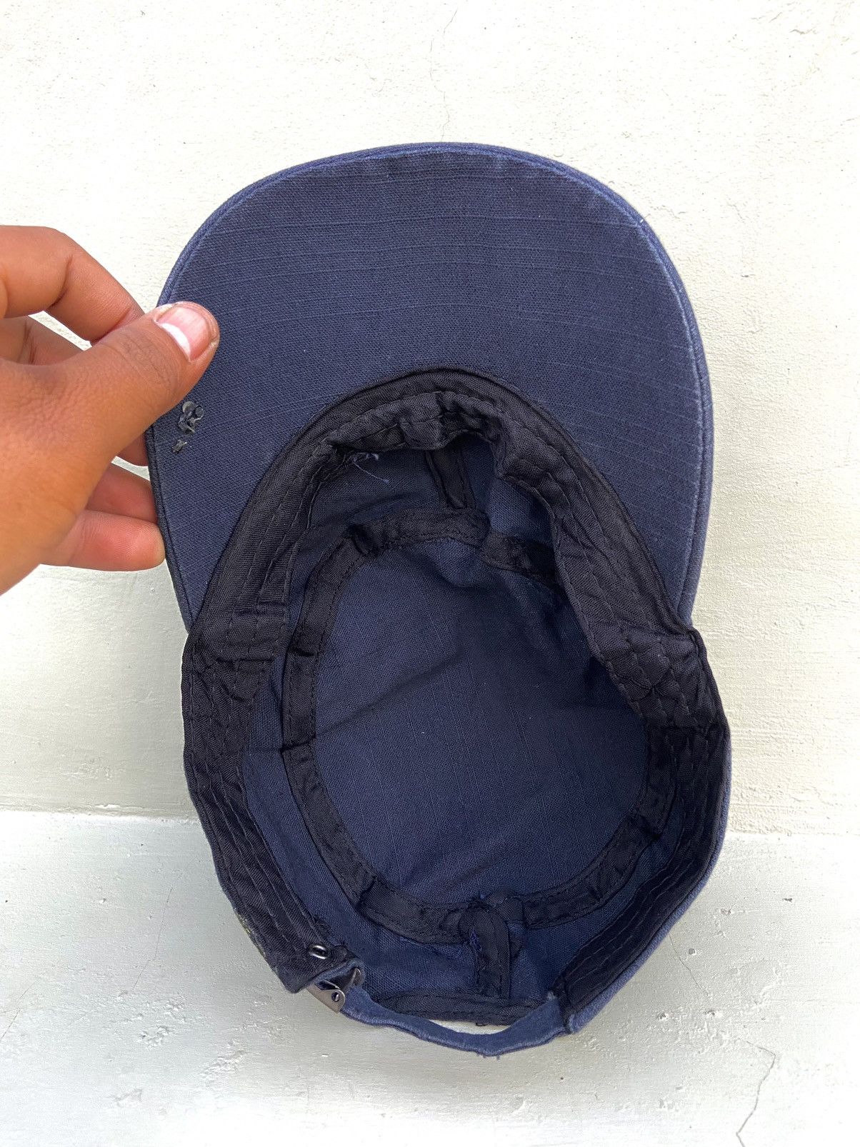 If Six Was Nine 2000s punk zircon studded patrol hat Size ONE SIZE - 7 Thumbnail