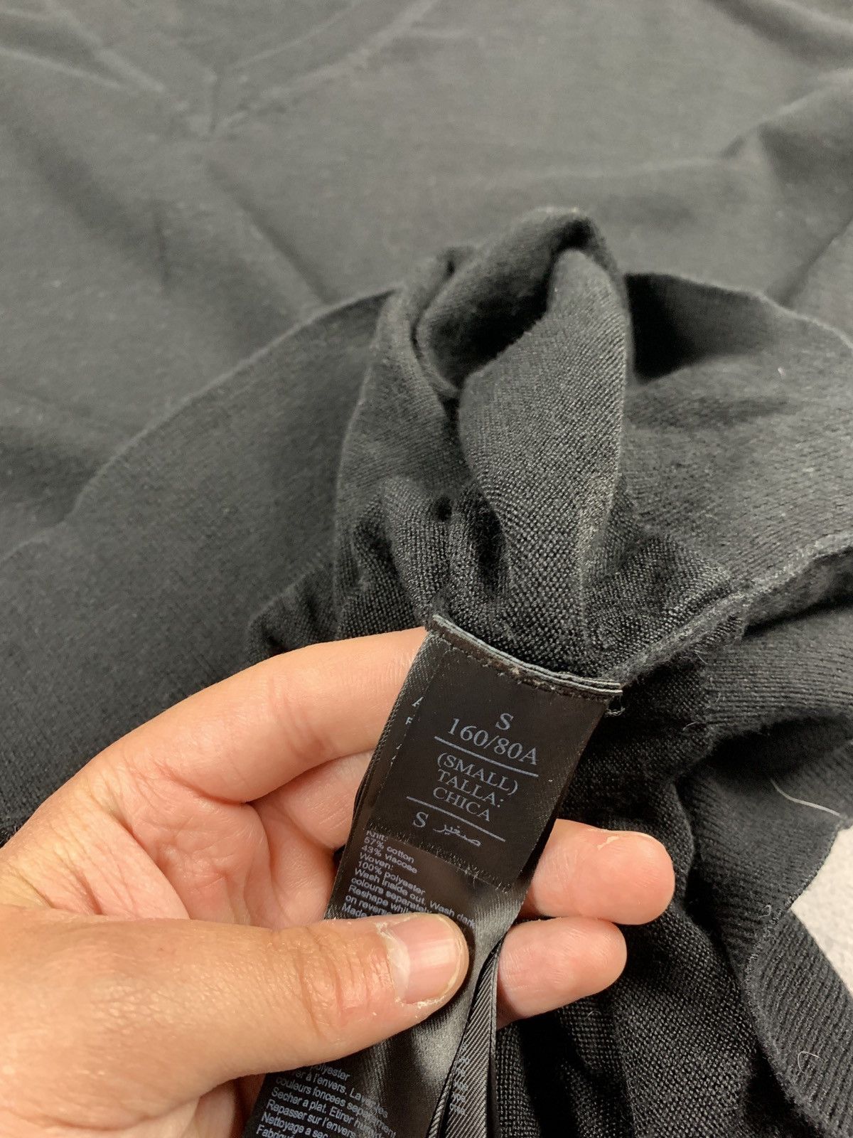 Allsaints Designer AllSaints V-Neck Sweater Black Alda Panel Luxury Size S / US 4 / IT 40 - 6 Thumbnail