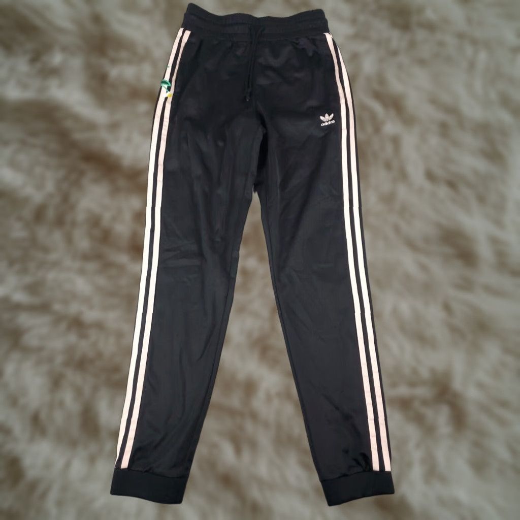 Adidas ADIDAS Womens XS Black Track Joggers Sweatpants Activewear Athleisure Size 26" / US 2 / IT 38 - 1 Thumbnail