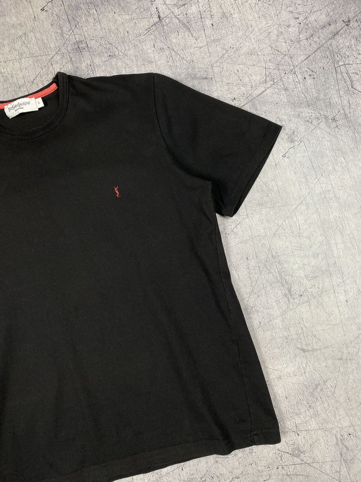 Vintage × Yves Saint Laurent Vintage Yves Saint Laurent YSL Basic tee 90’s Size US S / EU 44-46 / 1 - 3 Thumbnail