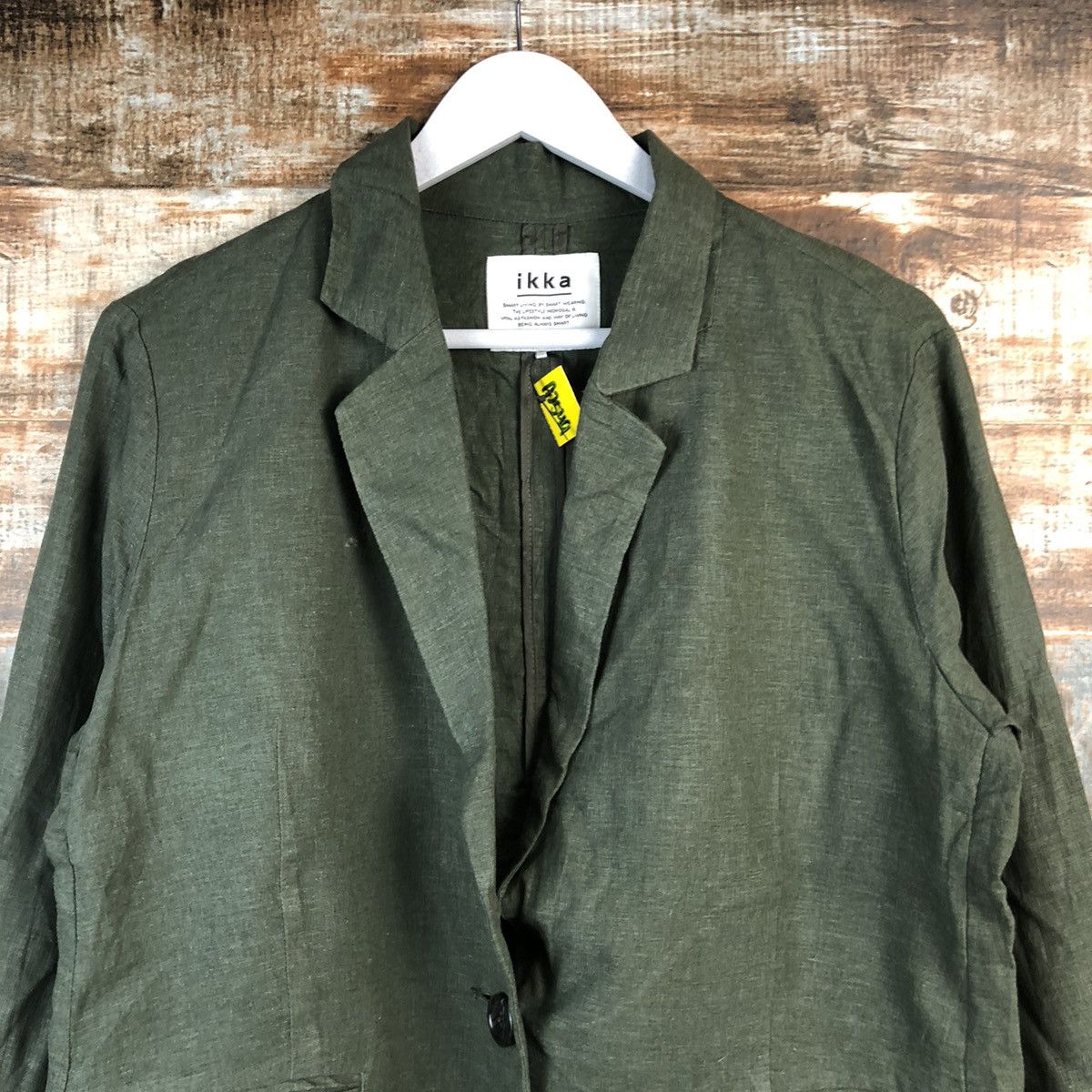 Japanese Brand Ikka Green vintage jacket #A2549 Size US M / EU 48-50 / 2 - 4 Thumbnail