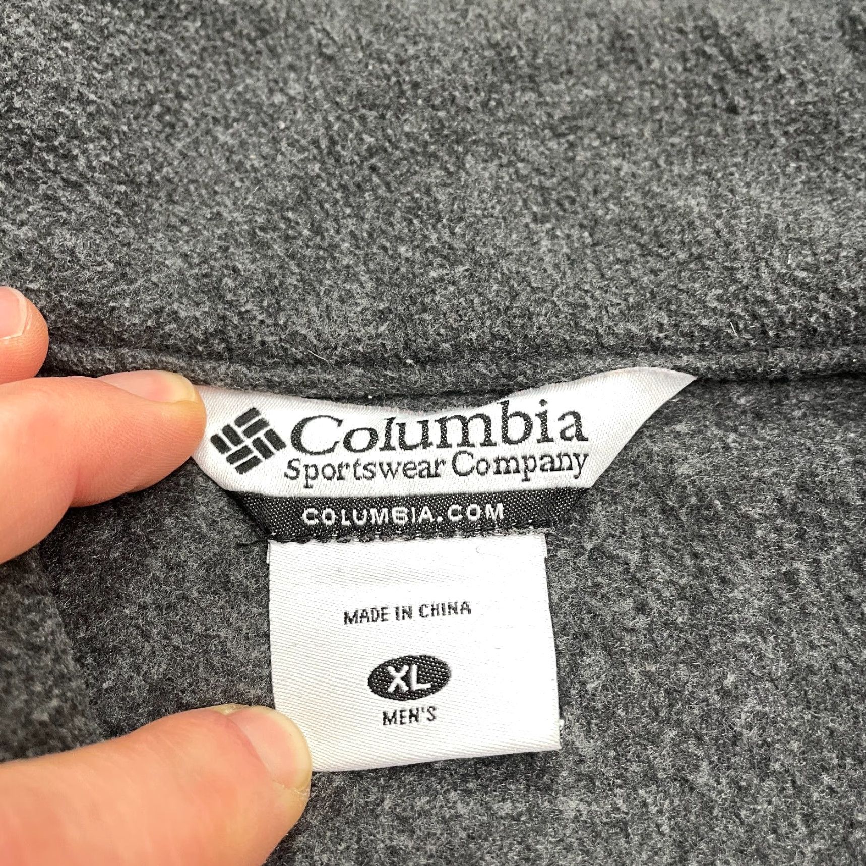 Vintage Columbia Steens Mountain Fleece Vest Mens XL Dark Gray Full Zip Outdoor Hiking Jacket/ Vest Size US XL / EU 56 / 4 - 5 Thumbnail