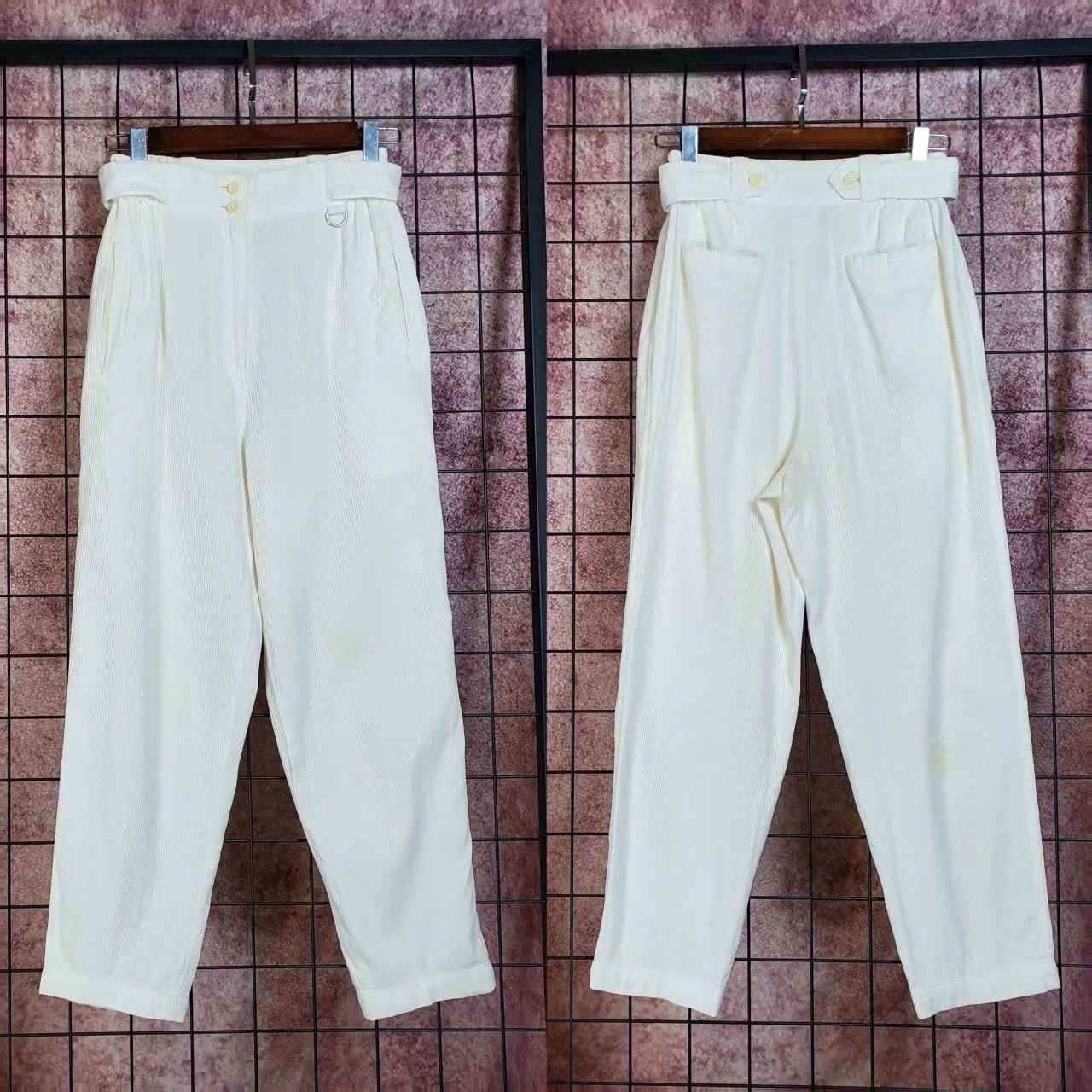 Dior Dior Vintage High-Waist Wide-Leg Pants - dmc Size US 26 / EU 42 - 1 Thumbnail