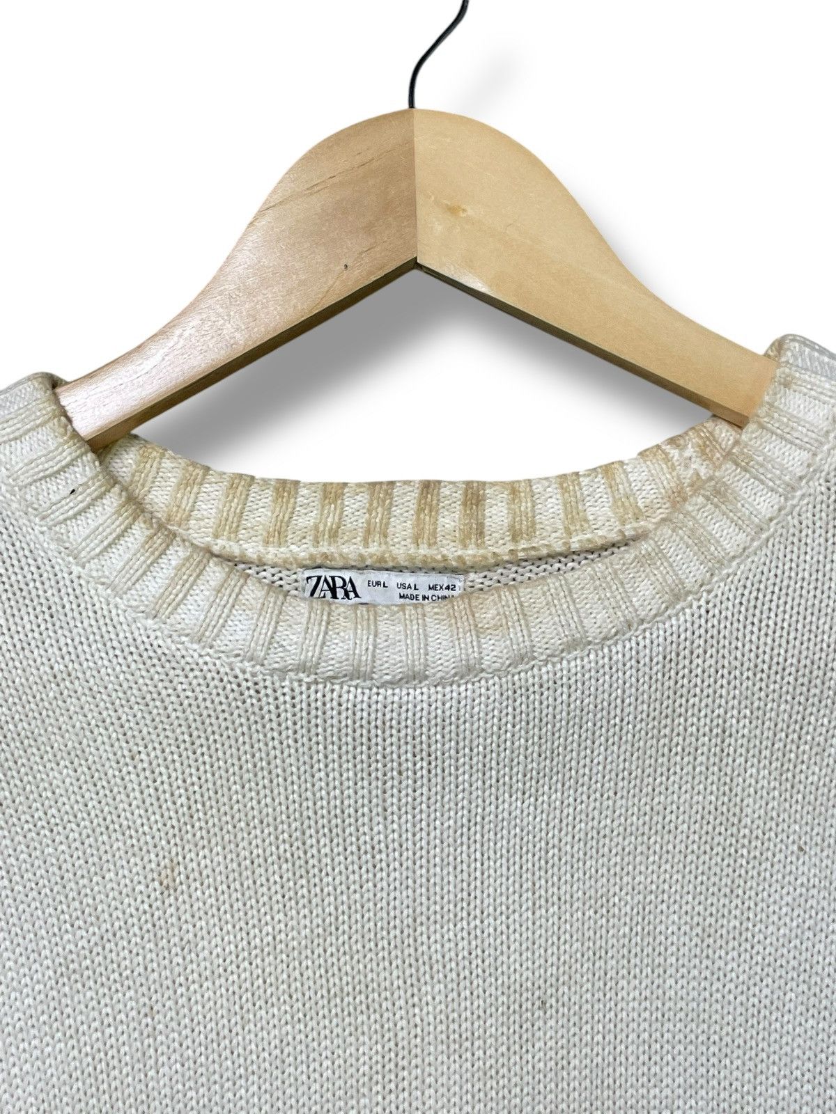 Designer × Vintage × Zara Zara x Vintage Wind Lake Knitted Sweater (43) Size US L / EU 52-54 / 3 - 5 Thumbnail