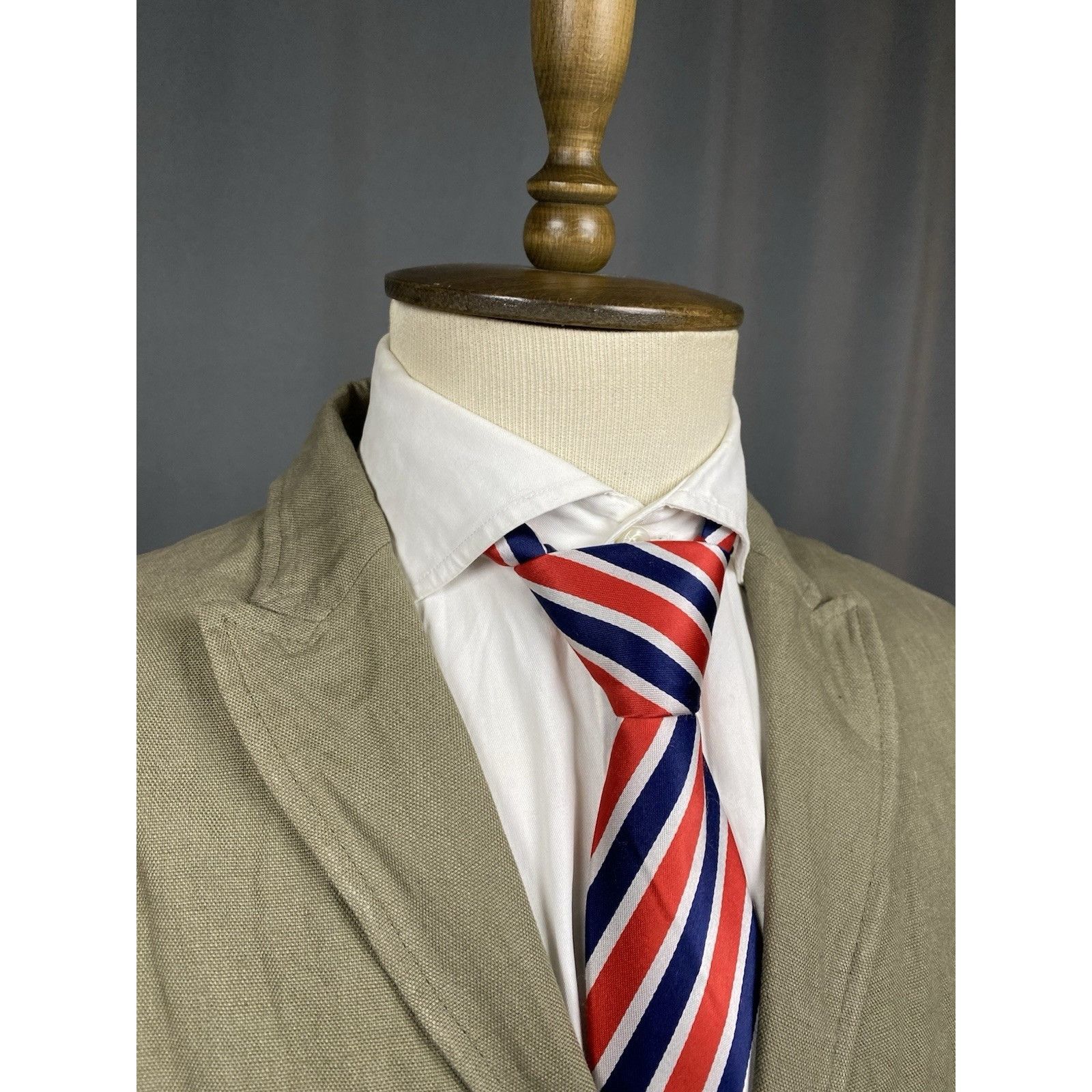 Hackett Hackett Men's Green Linen Blazer Sportcoat Jacket Size 38R/4 Size 48R - 6 Thumbnail