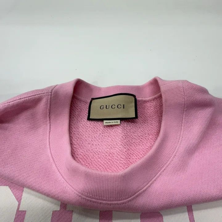 Gucci Gucci Pink Long Sleeve Sweatshirt for Women-2507 Size M / US 6-8 / IT 42-44 - 1 Thumbnail