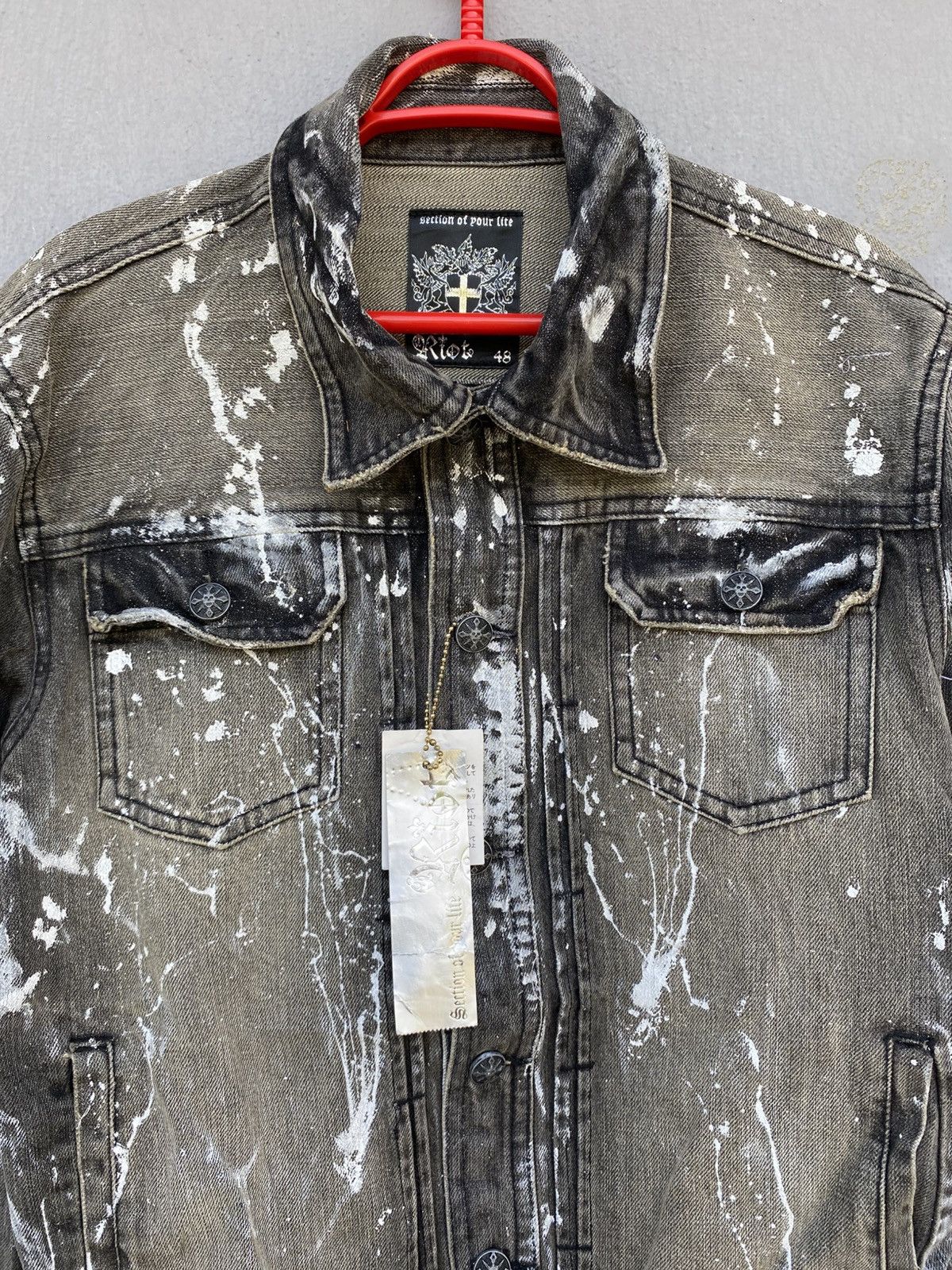 Band Tees × Japanese Brand NOS MIDAS RIOT X LYNRD SKYNRD PAINTED DENIM JACKET Size US M / EU 48-50 / 2 - 3 Thumbnail