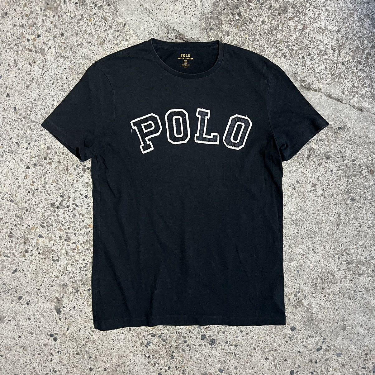 Ralph Lauren × Vintage Vintage 90s Polo Sport Ralph Lauren Block Letter T-Shirt Size US M / EU 48-50 / 2 - 1 Thumbnail