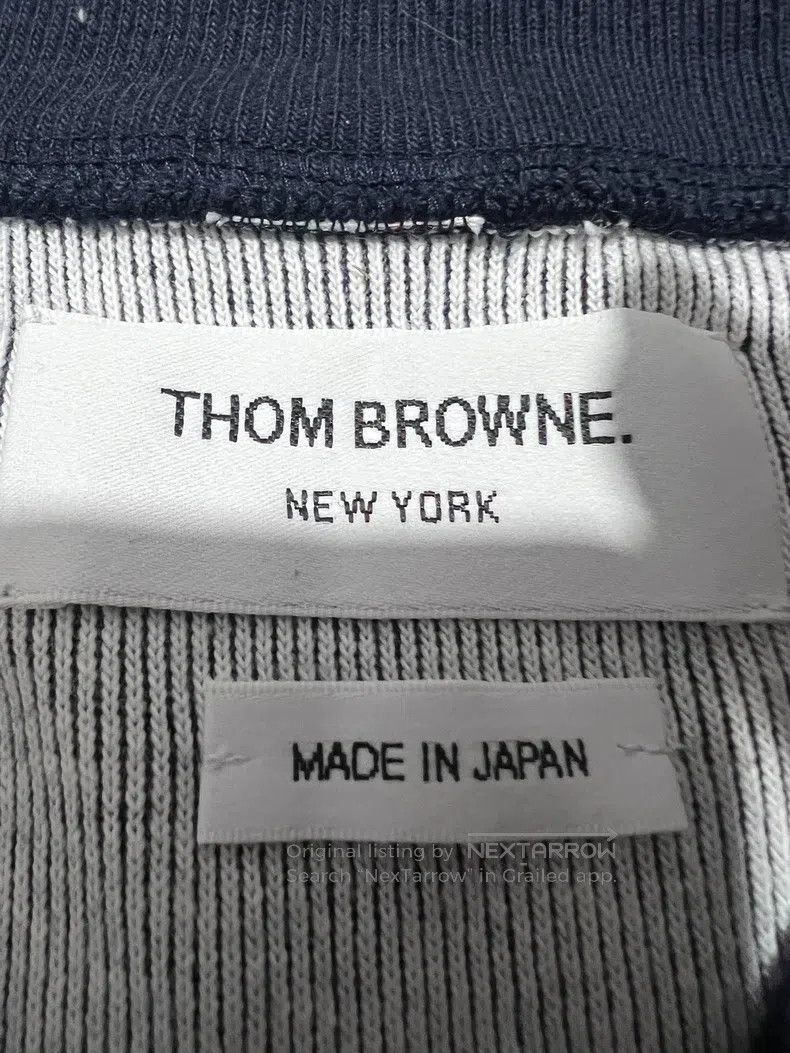 Thom Browne Thom Browne Navy blue zipper jacket Size US L / EU 52-54 / 3 - 3 Thumbnail