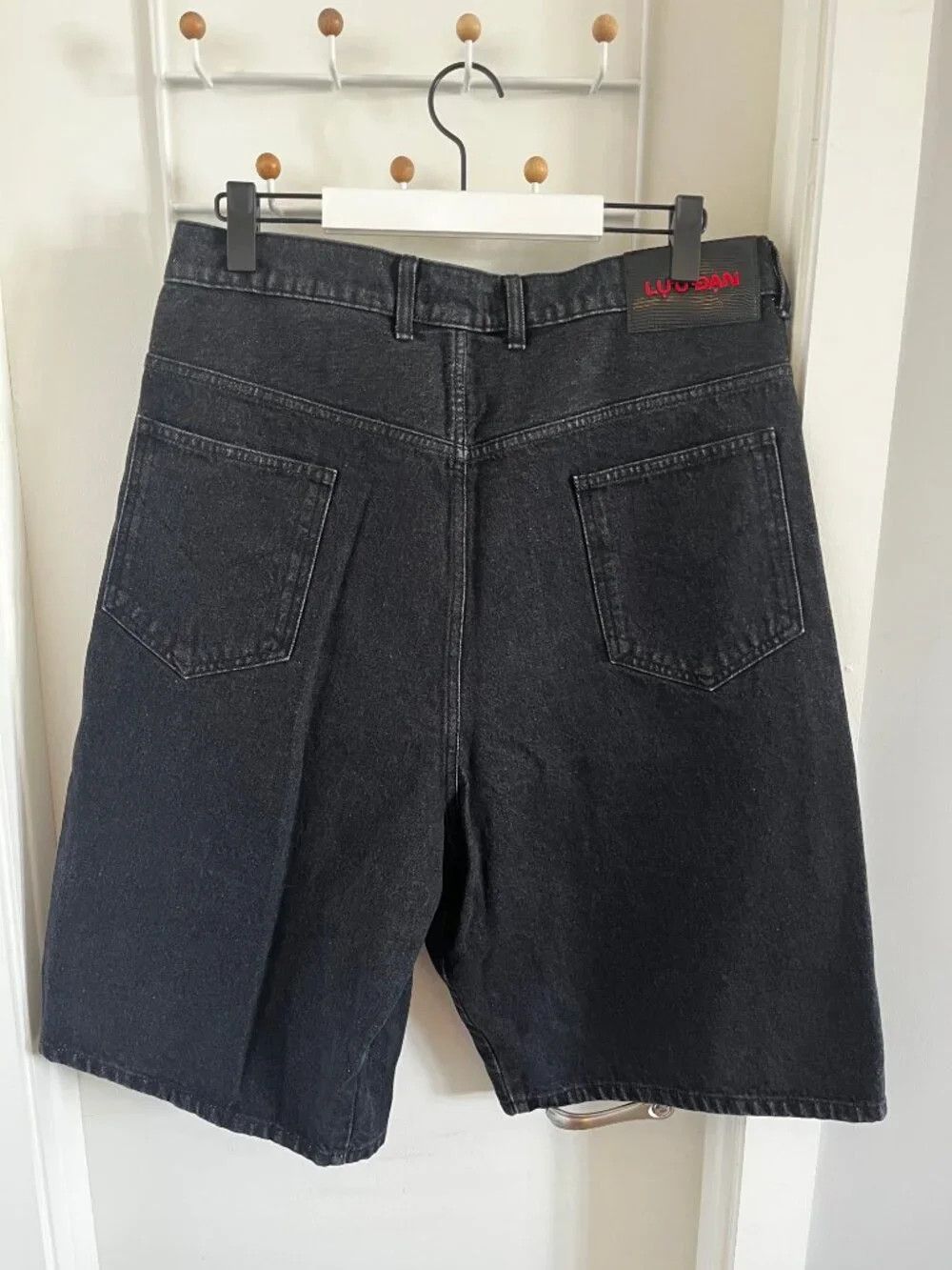 LUU DAN Luu Dan Denim Twist Shorts Size US 34 / EU 50 - 3 Thumbnail