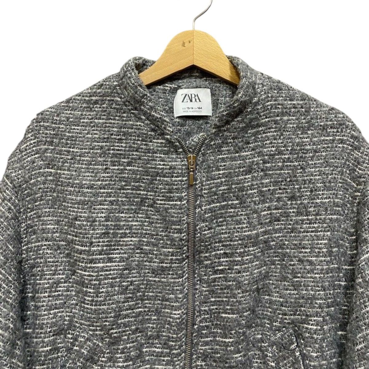 Designer × Zara Zara Grey Cotton Outer Shell Coats, Jacket&Waistcoats Women Size M / US 6-8 / IT 42-44 - 3 Thumbnail