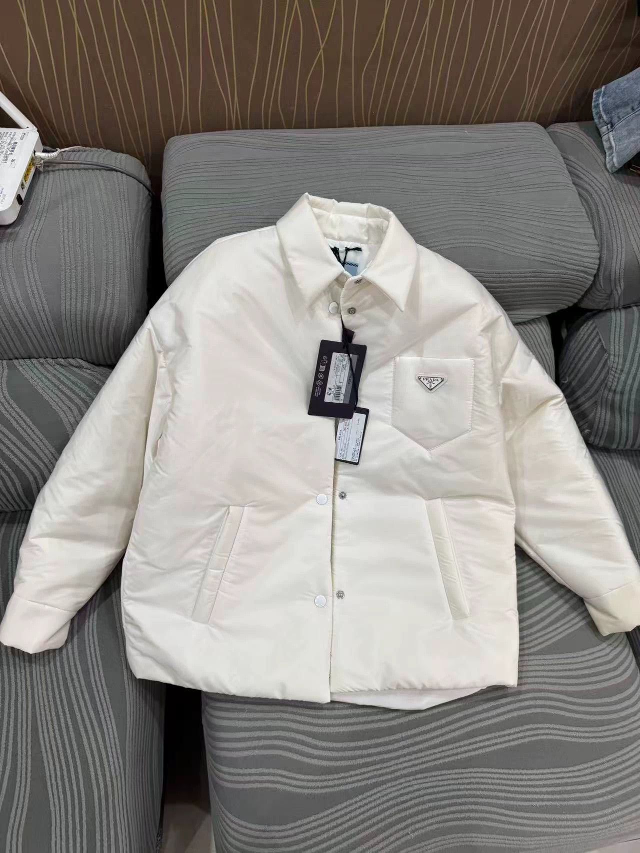 Prada Prada Women's Cotton Coat New EU36 Full Set Size XS / US 0-2 / IT 36-38 - 1 Thumbnail
