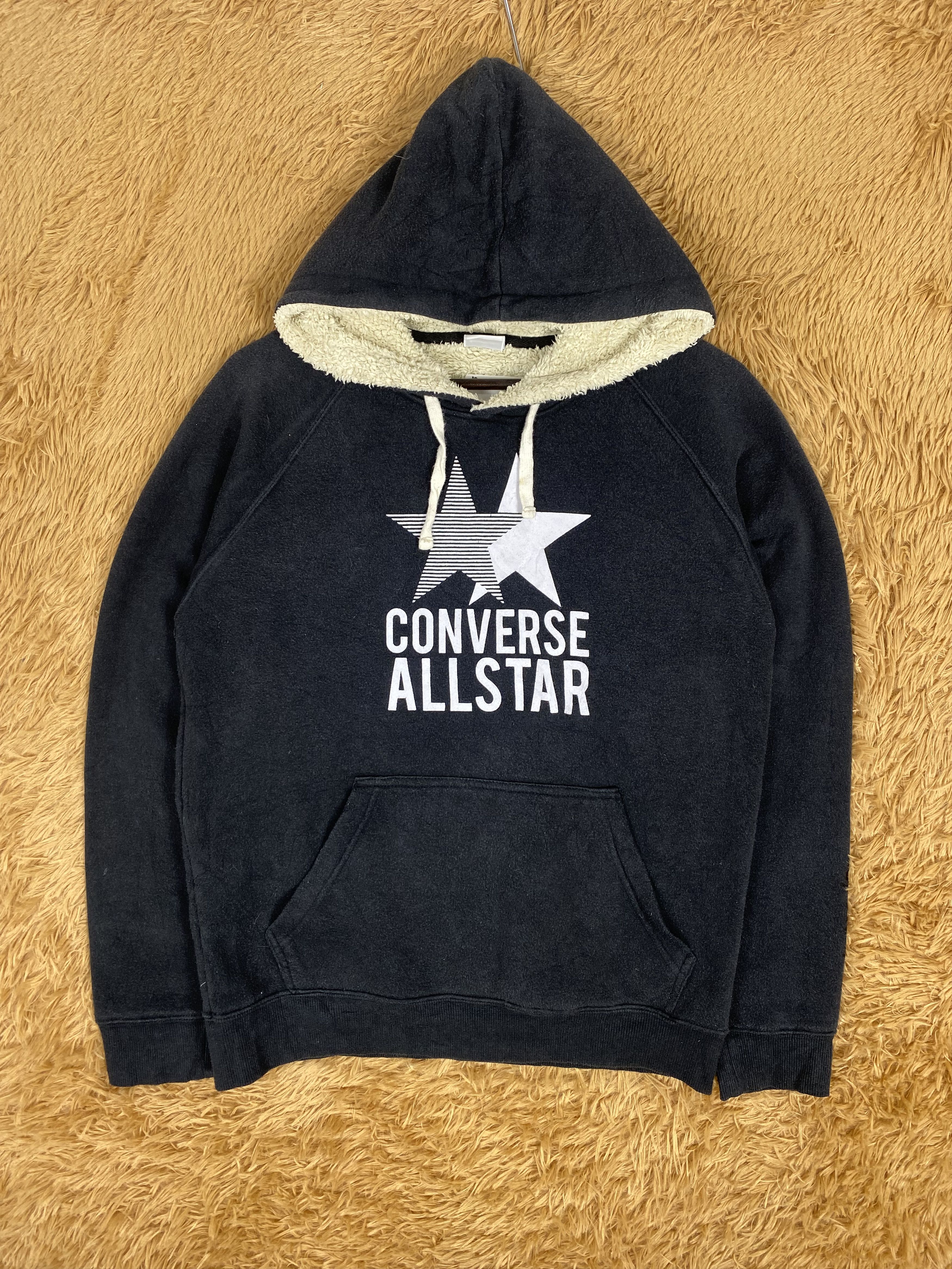 Converse Vintage Converse Big Logo Fleece Lining Hoodies PS0171 Size US L / EU 52-54 / 3 - 1 Thumbnail