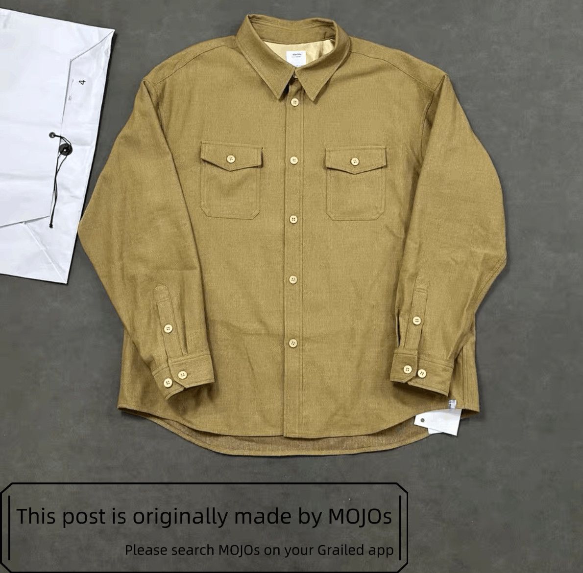 Visvim Sz 4 Visvim 25SS Lumber Linen Blend Work Shirt mojos2310 Size US XL / EU 56 / 4 - 1 Thumbnail