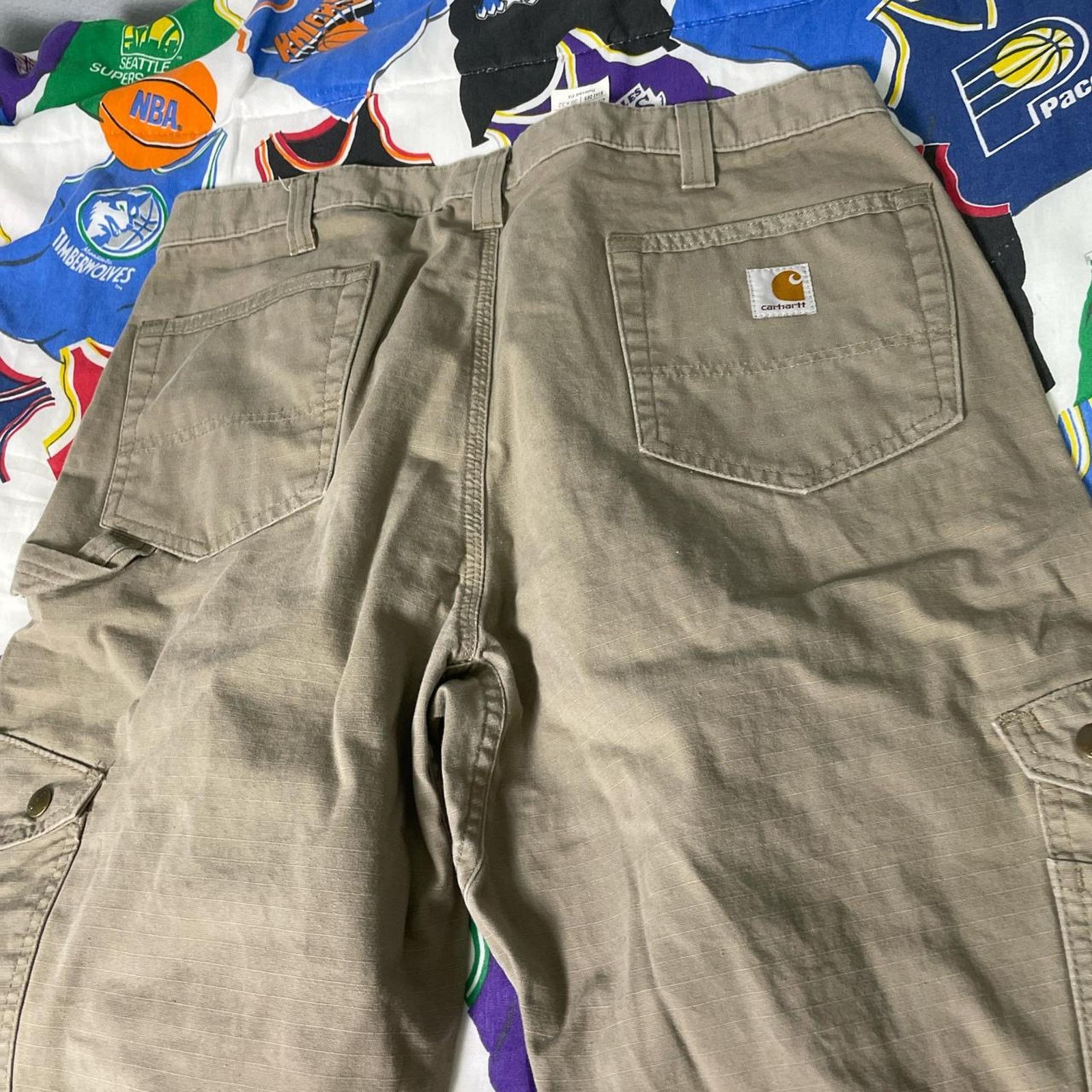 Carhartt × Vintage Vintage Carhartt Tactical Cargo Double Knee Workwear Pants Size US 38 / EU 54 - 5 Thumbnail