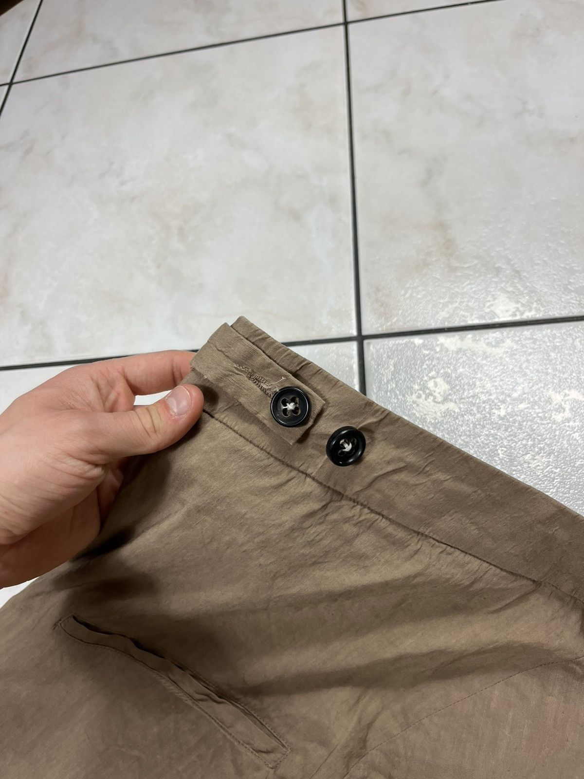 Damir Doma × Designer Damir Doma linen drop crotch pants asymmetric Size US 34 / EU 50 - 15 Thumbnail
