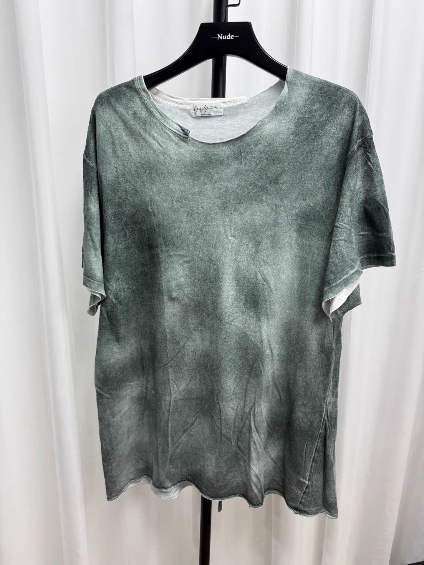 Yohji Yamamoto Yohji Yamamoto Pour Homme Tie-Dye Deconstructed Tee K20 Size US L / EU 52-54 / 3 - 1 Thumbnail