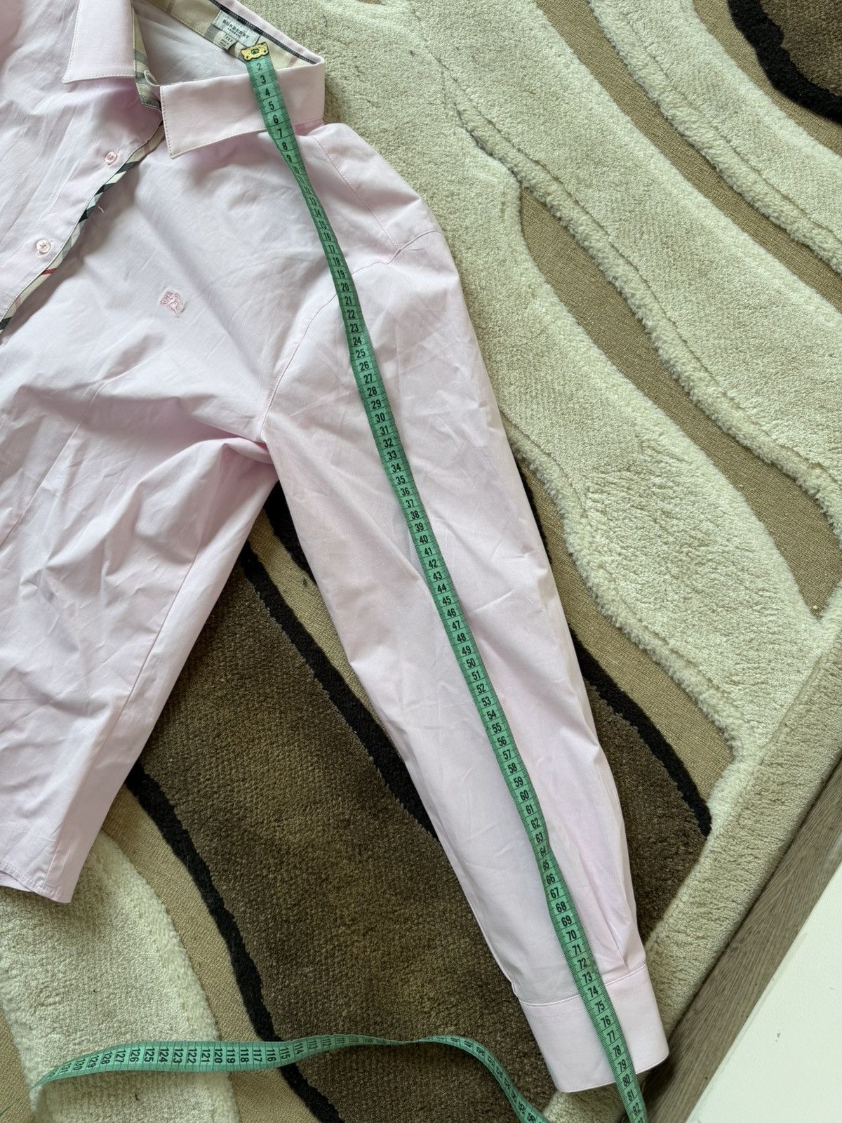Burberry Burberry Luxury Y2K Shirt Pink Size US M / EU 48-50 / 2 - 10 Thumbnail