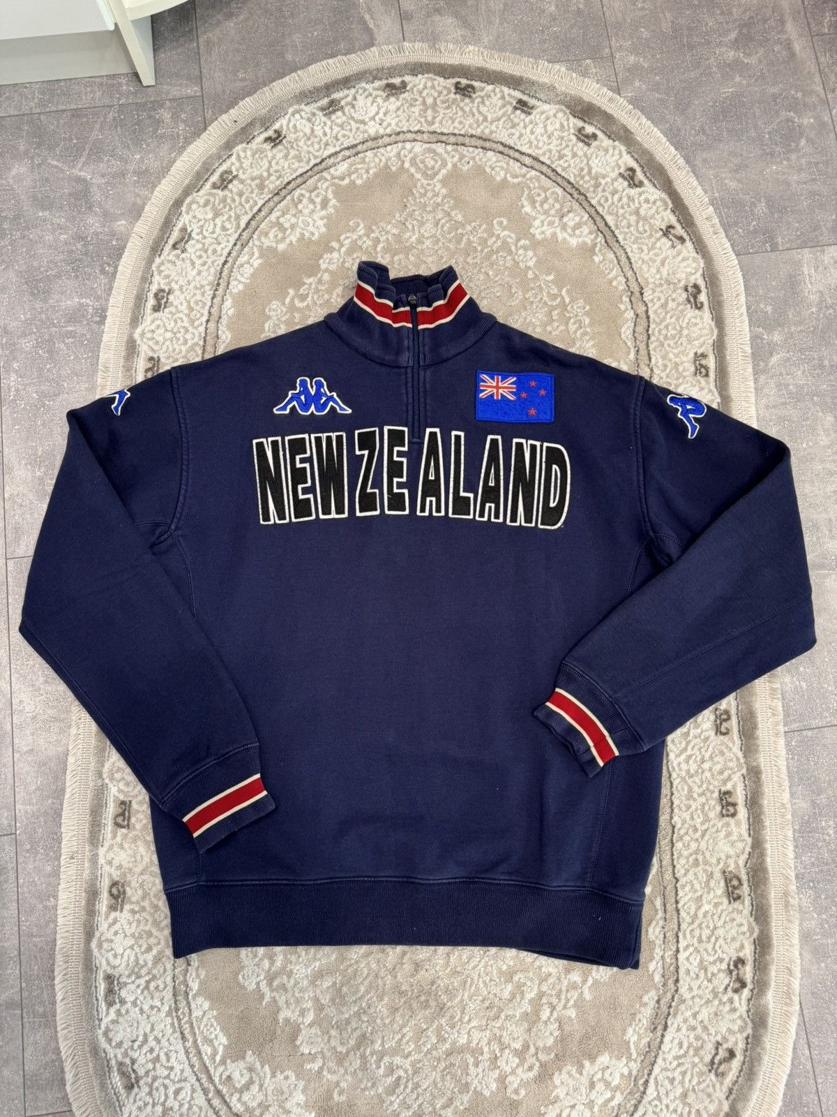 Kappa 🇳🇿 New Zealand Kappa Zip Hoodie Vintage 90’s Big Logo Size US XL / EU 56 / 4 - 1 Thumbnail