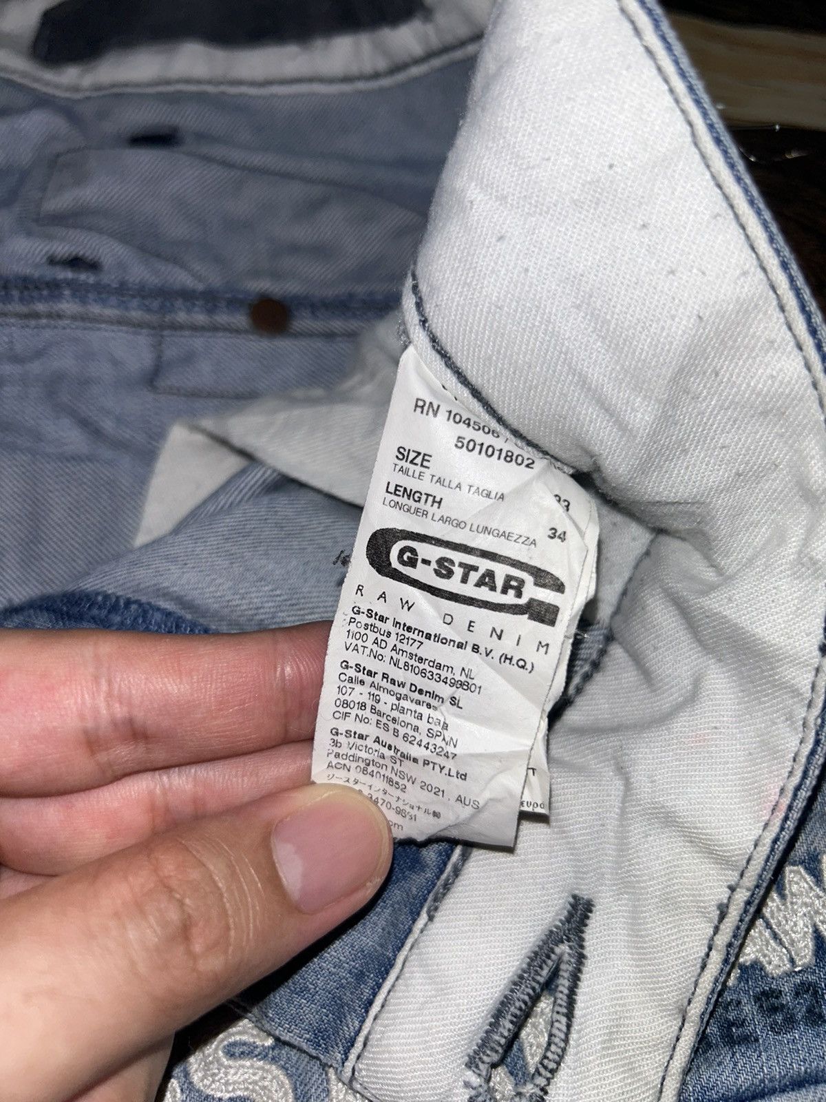 G-Star Japan G Star Raw Double Front Pockets Pant Size US 34 / EU 50 - 9 Thumbnail