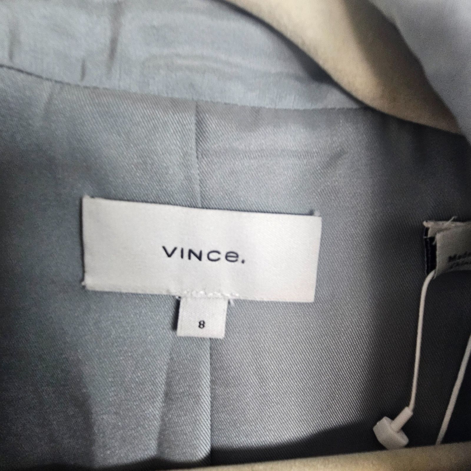 Vince Vince Womens Silk Blazer Double Breasted Size 8 Quiet Luxury Size M / US 6-8 / IT 42-44 - 8 Thumbnail