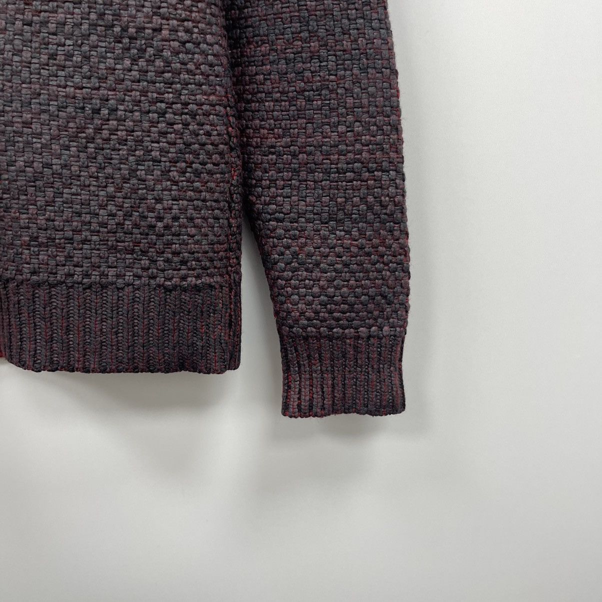 The Kooples The Kooples Wool/Nylon Knit Sweater Red/Black Size US M / EU 48-50 / 2 - 4 Thumbnail