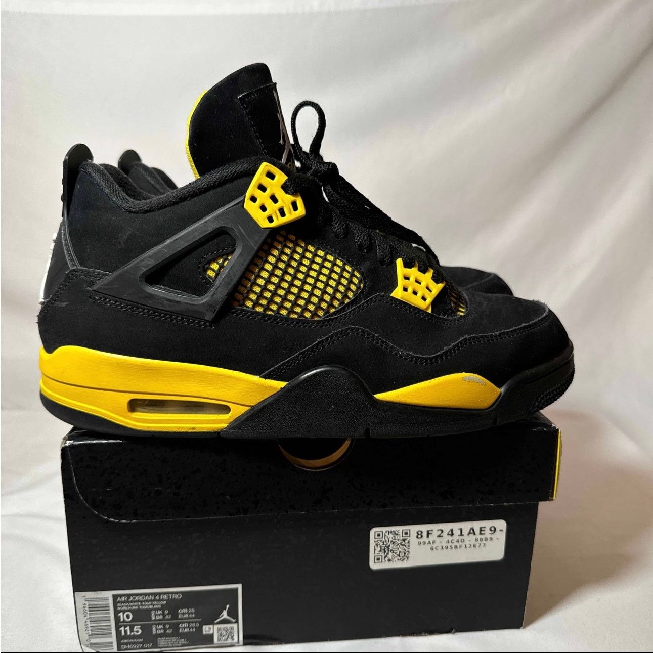 Jordan Brand × Nike Size 10 - Nike Air Jordan 4 Retro Thunder 2023 Men's Shoes Size US 10 / EU 43 - 1 Thumbnail