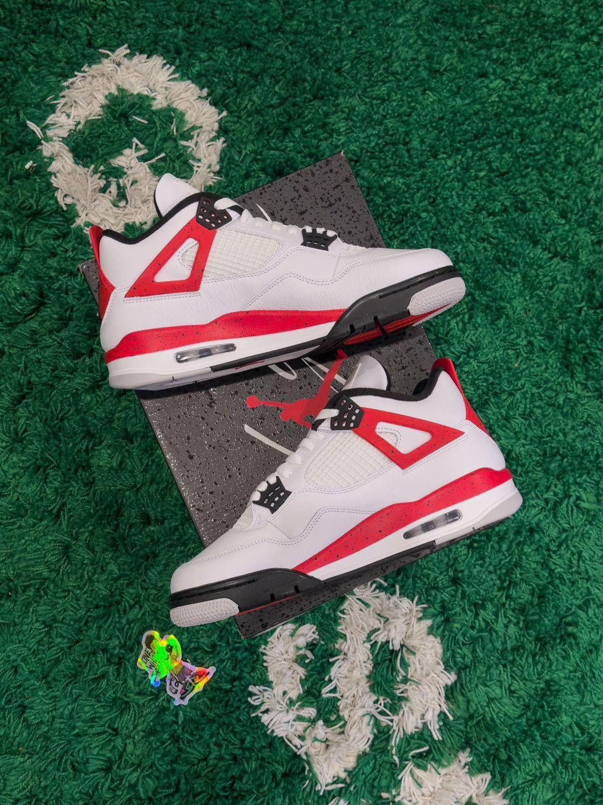Jordan Brand Jordan 4 Retro Red Cement Size US 10 / EU 43 - 4 Thumbnail