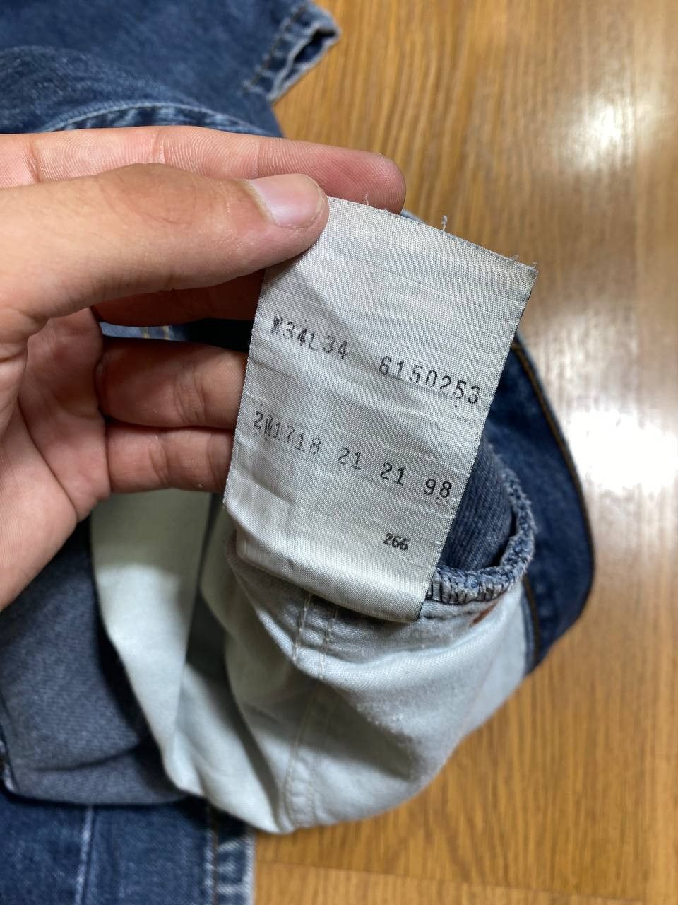 Levi's Vintage 90s Levis 515 Faded Wash Distressed Baggy Jeans Size US 34 / EU 50 - 3 Thumbnail
