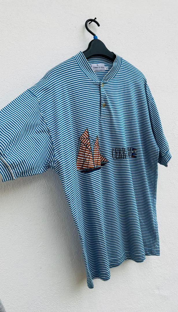 Cerruti 1881 × Japanese Brand × Vintage Vintage Cerruti 1881 Striped Designer Fashion Style Size US L / EU 52-54 / 3 - 4 Thumbnail