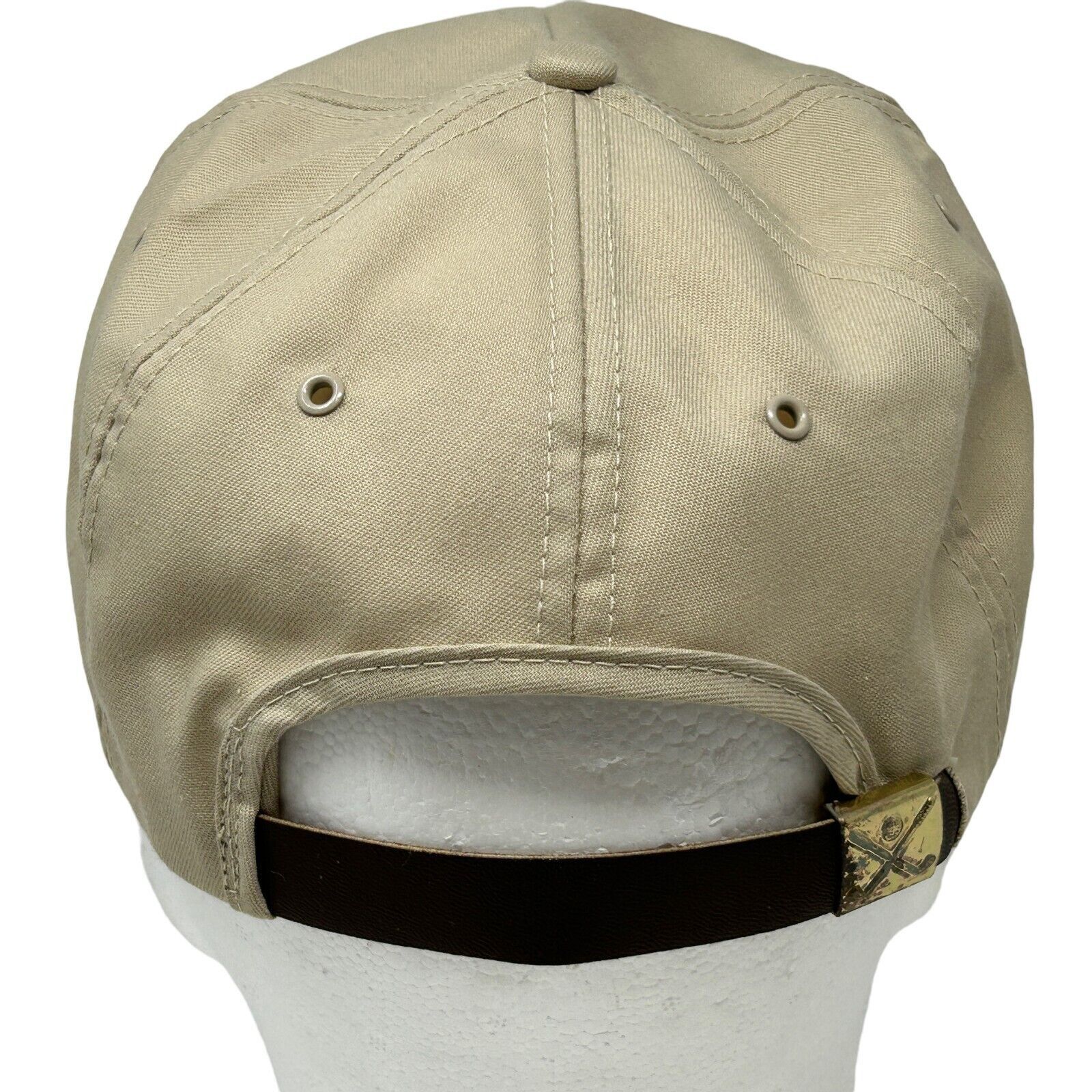 Vintage Vintage 80s Chevron Ortho Hat Baseball Cap Beige Size ONE SIZE - 3 Thumbnail