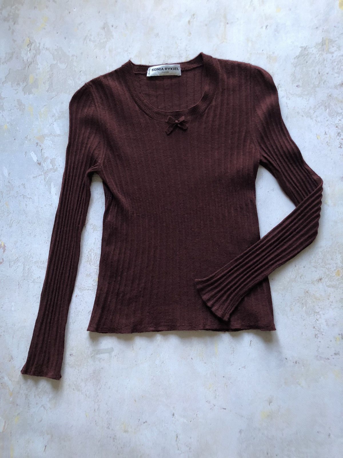Sonia Rykiel Sonia Rykiel luxury minimalistic Mob Wife sweater Size XS / US 0-2 / IT 36-38 - 1 Thumbnail